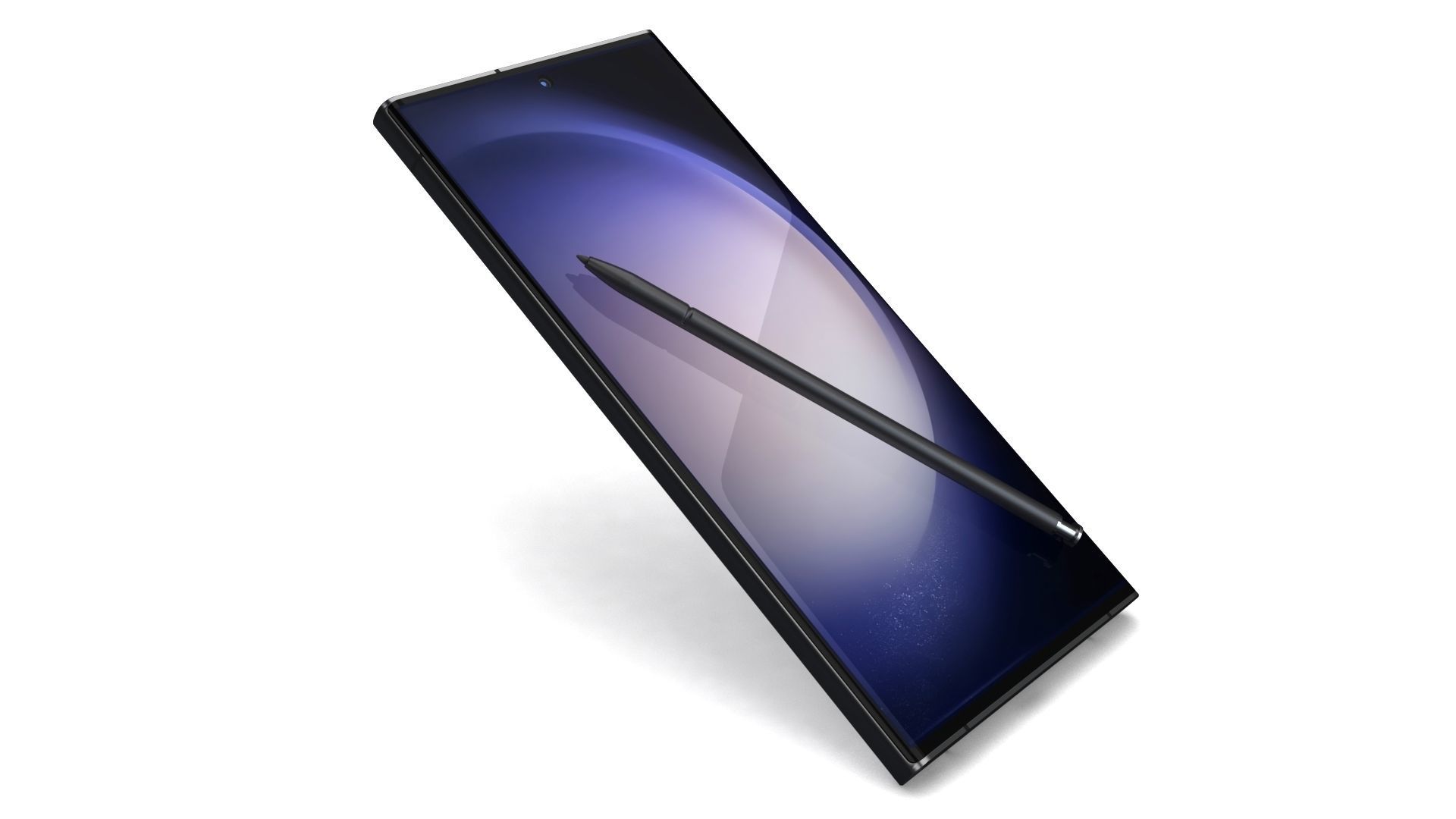 Samsung Galaxy S23 Ultra Graphite Low-poly 3D model_18