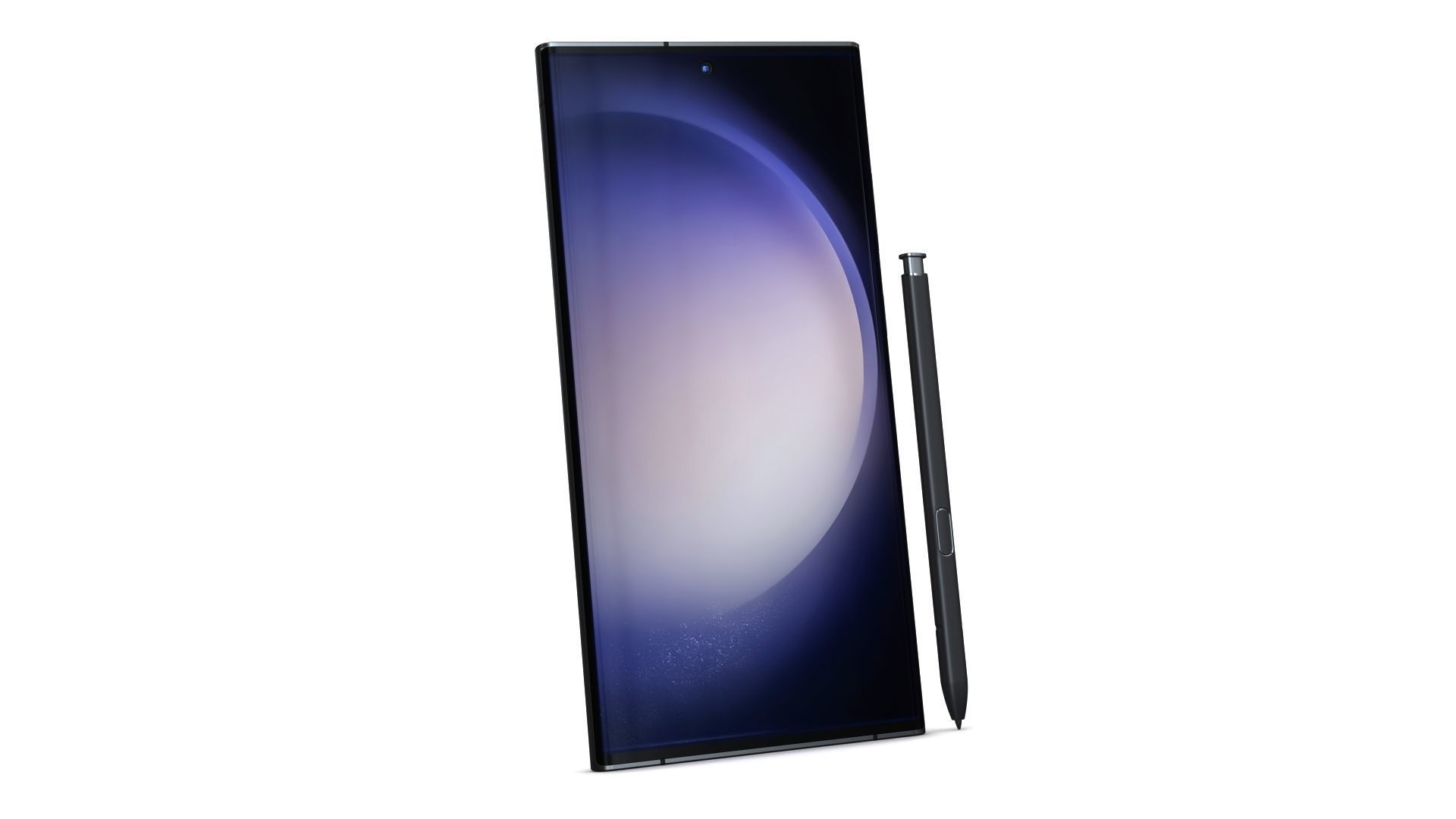 Samsung Galaxy S23 Ultra Graphite Low-poly 3D model_3