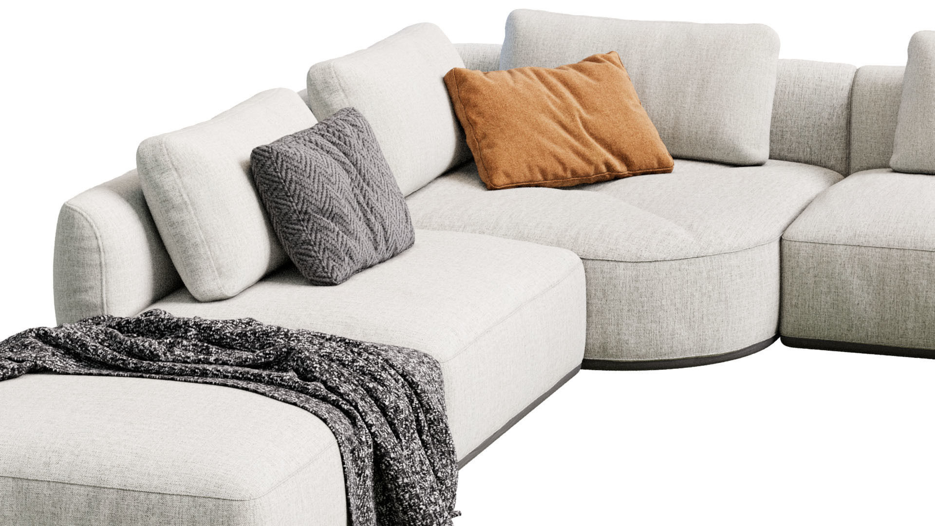 Smooth Sofa By Blanche 3D model_7