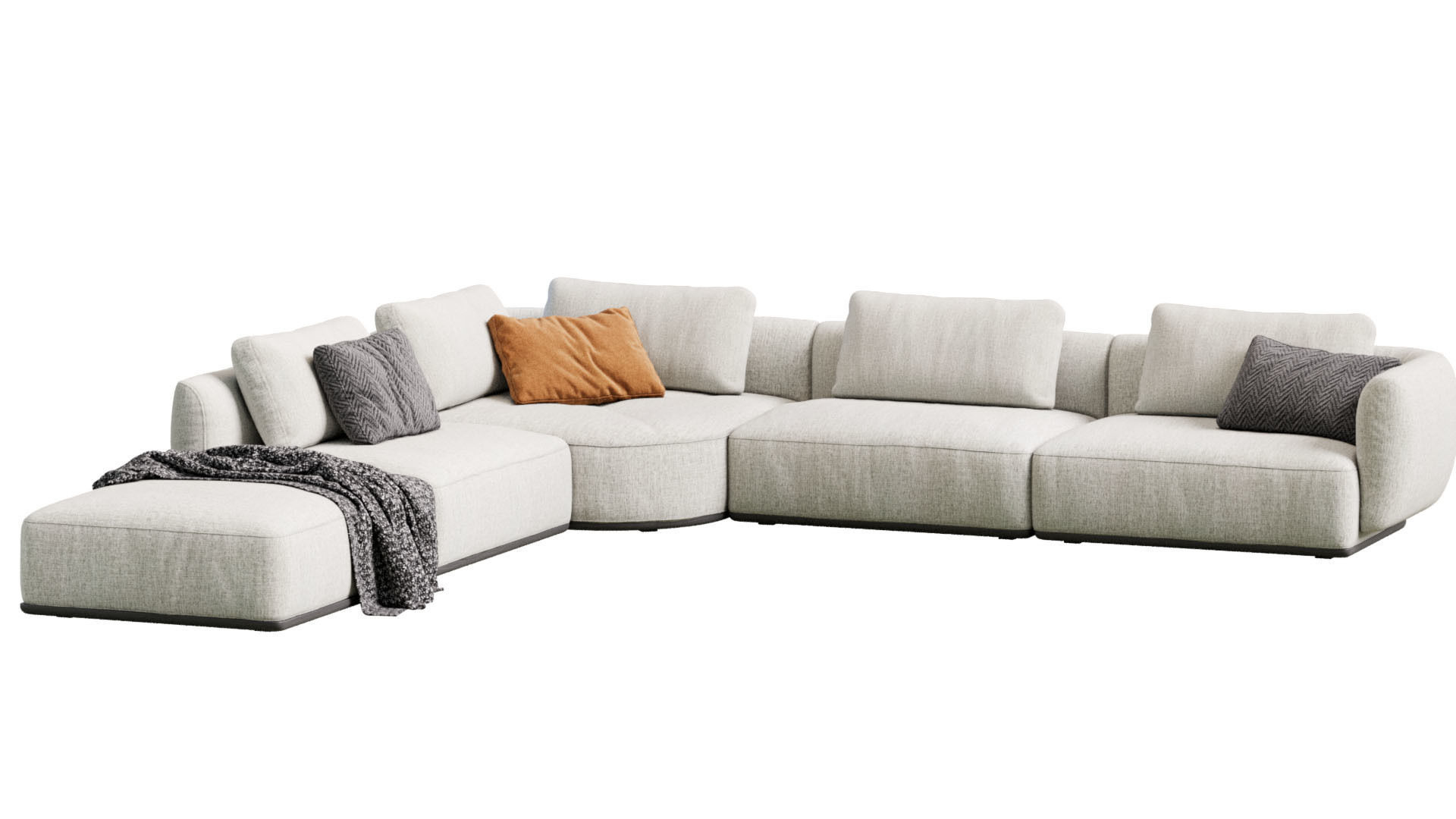 Smooth Sofa By Blanche 3D model_1