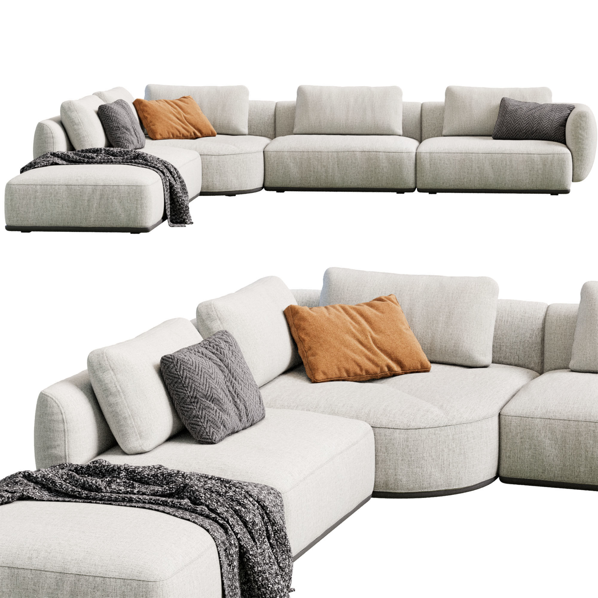 Smooth Sofa By Blanche 3D model_9