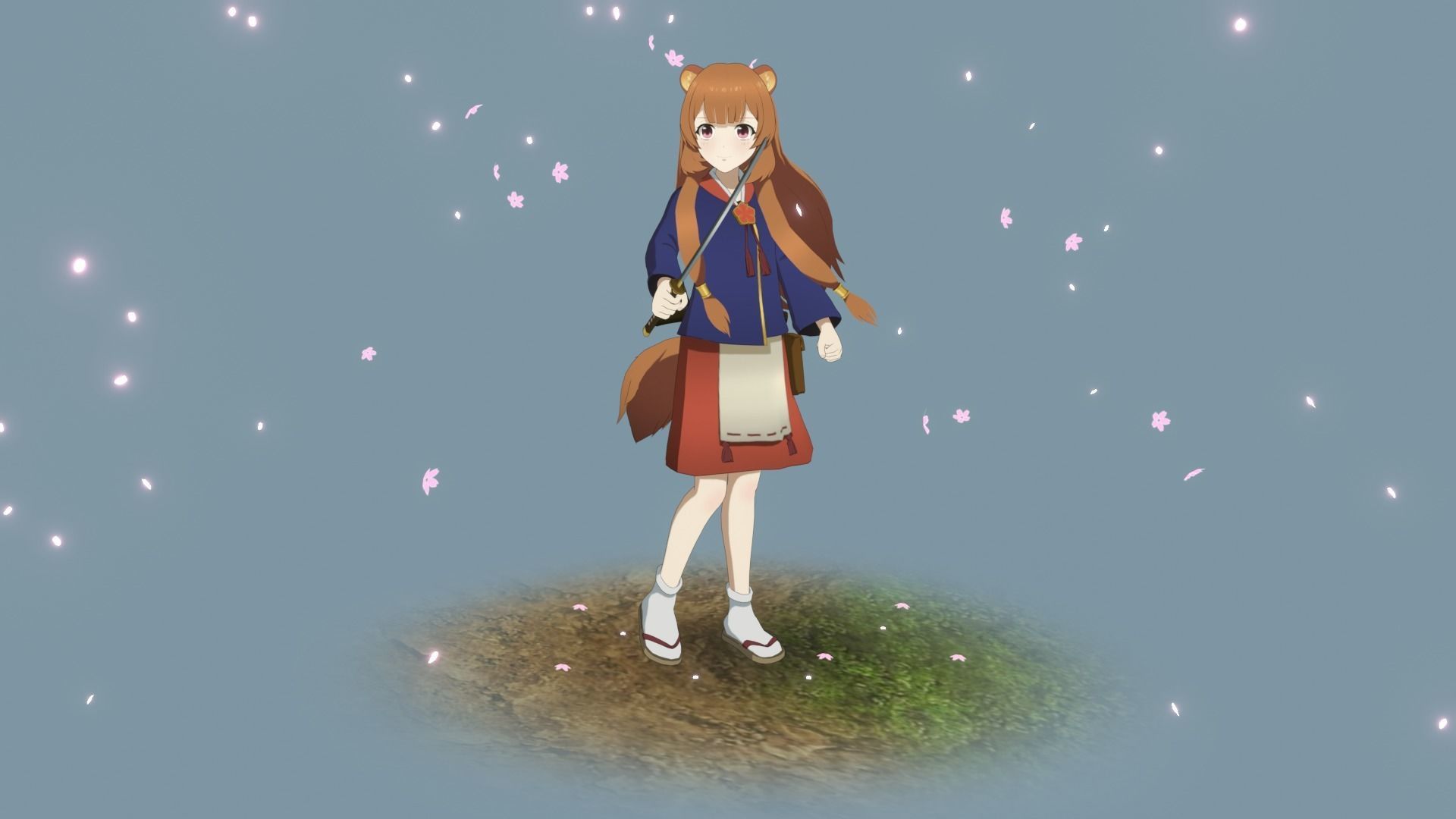 VRChat Avatar - Raphtalia - Tate No Yuusha no Nariagari Low-poly 3D model_3