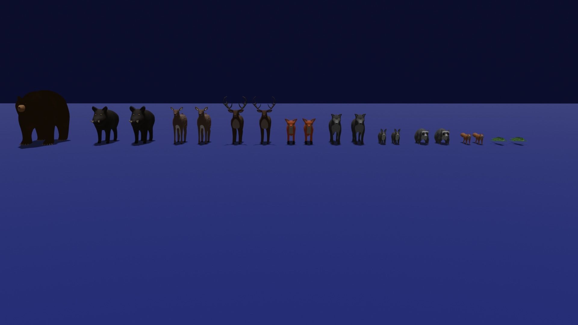 LowPoly Animal Pack Low-poly 3D model_5