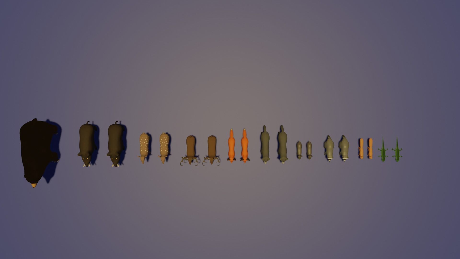 LowPoly Animal Pack Low-poly 3D model_4