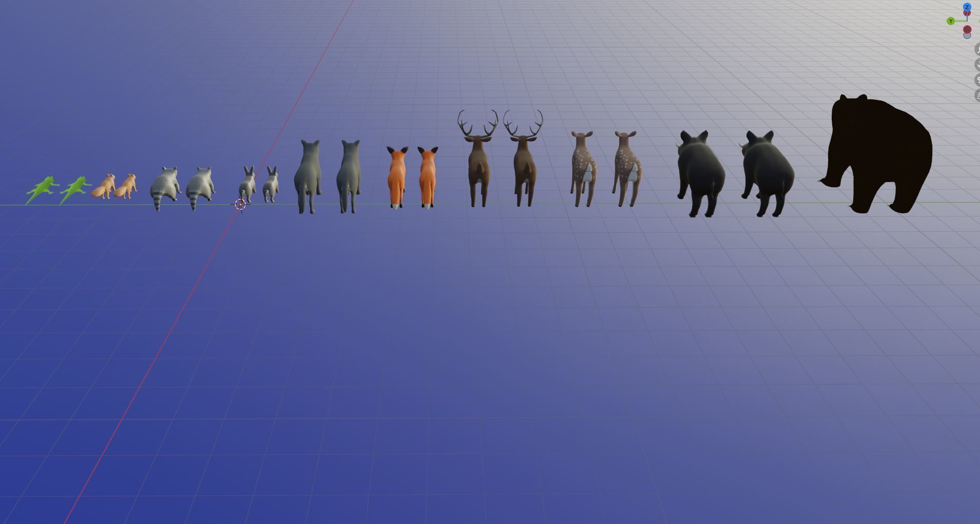 LowPoly Animal Pack Low-poly 3D model_7