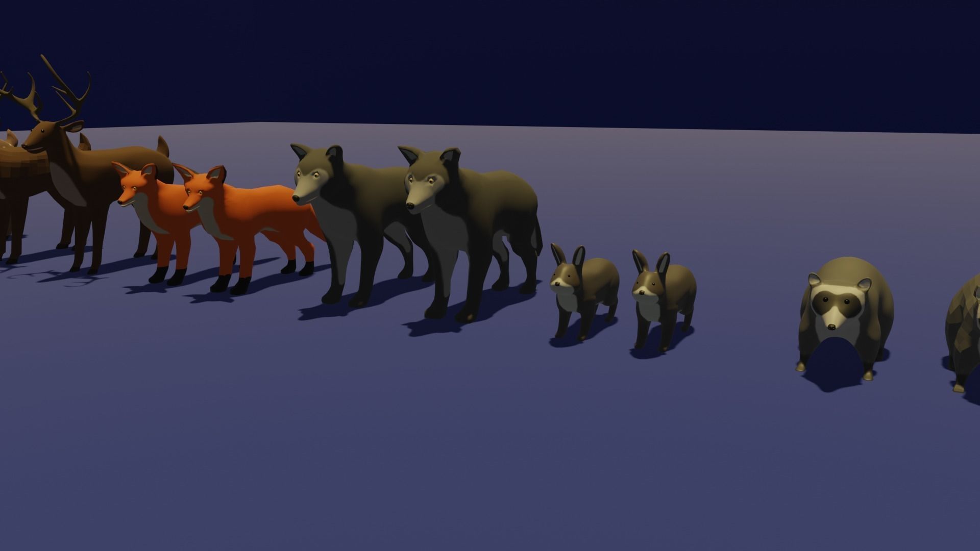 LowPoly Animal Pack Low-poly 3D model_3