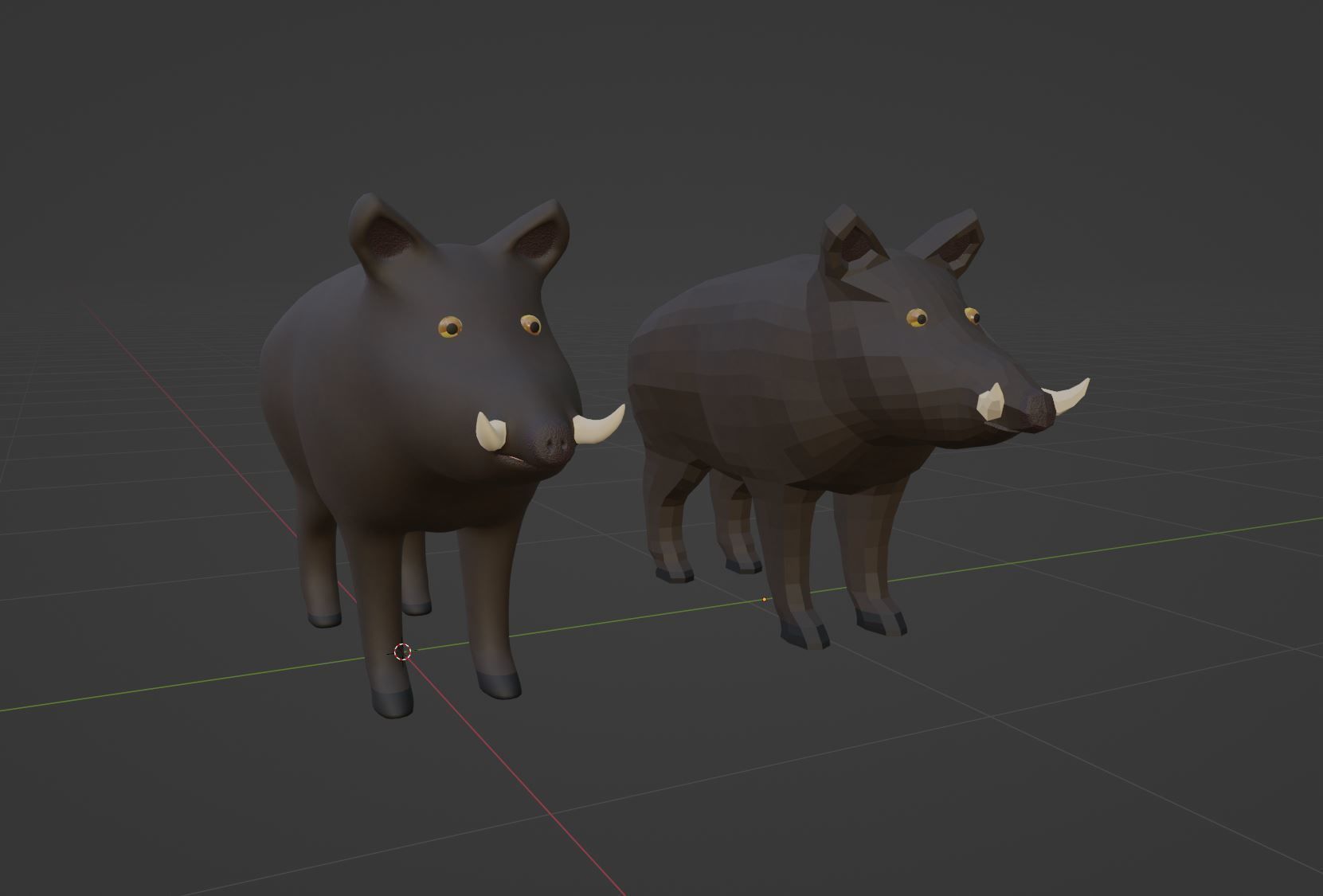 LowPoly Animal Pack Low-poly 3D model_10