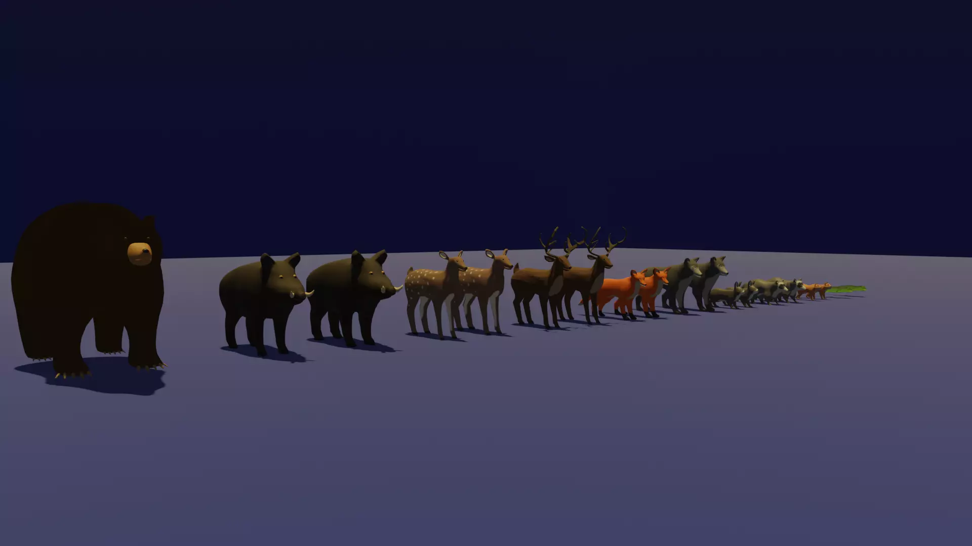 LowPoly Animal Pack Low-poly 3D model_0