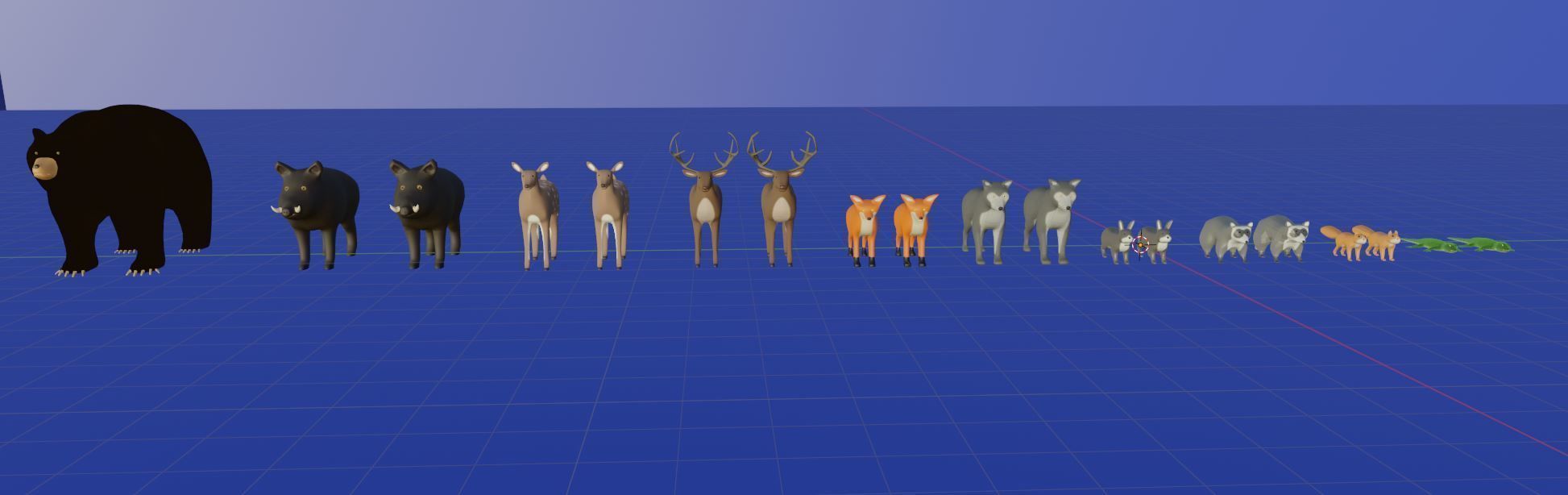 LowPoly Animal Pack Low-poly 3D model_6
