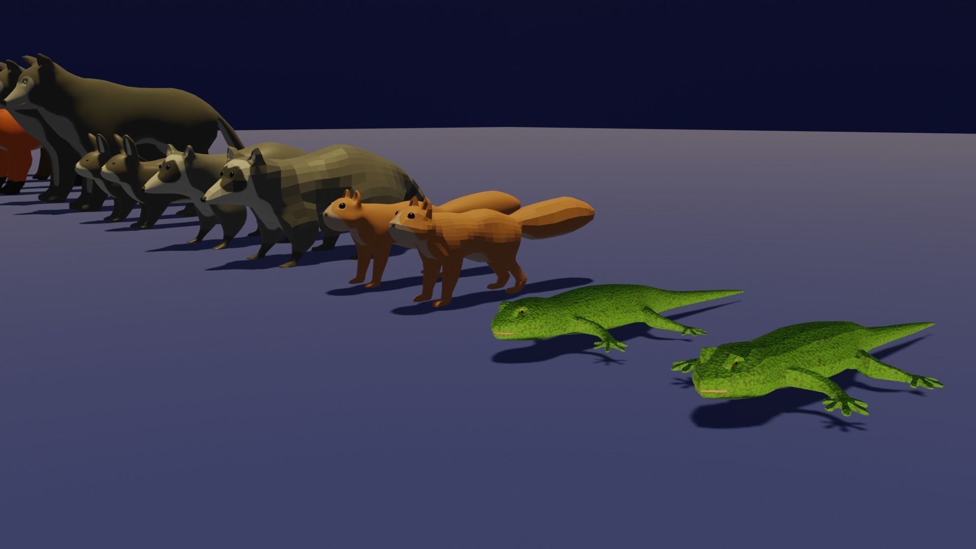 LowPoly Animal Pack Low-poly 3D model_2