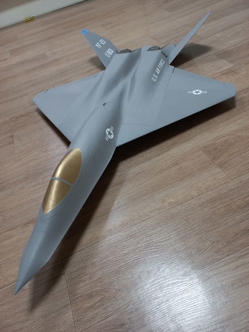 RC 3D Printed YF-23 Black Widow II 3D print model_2