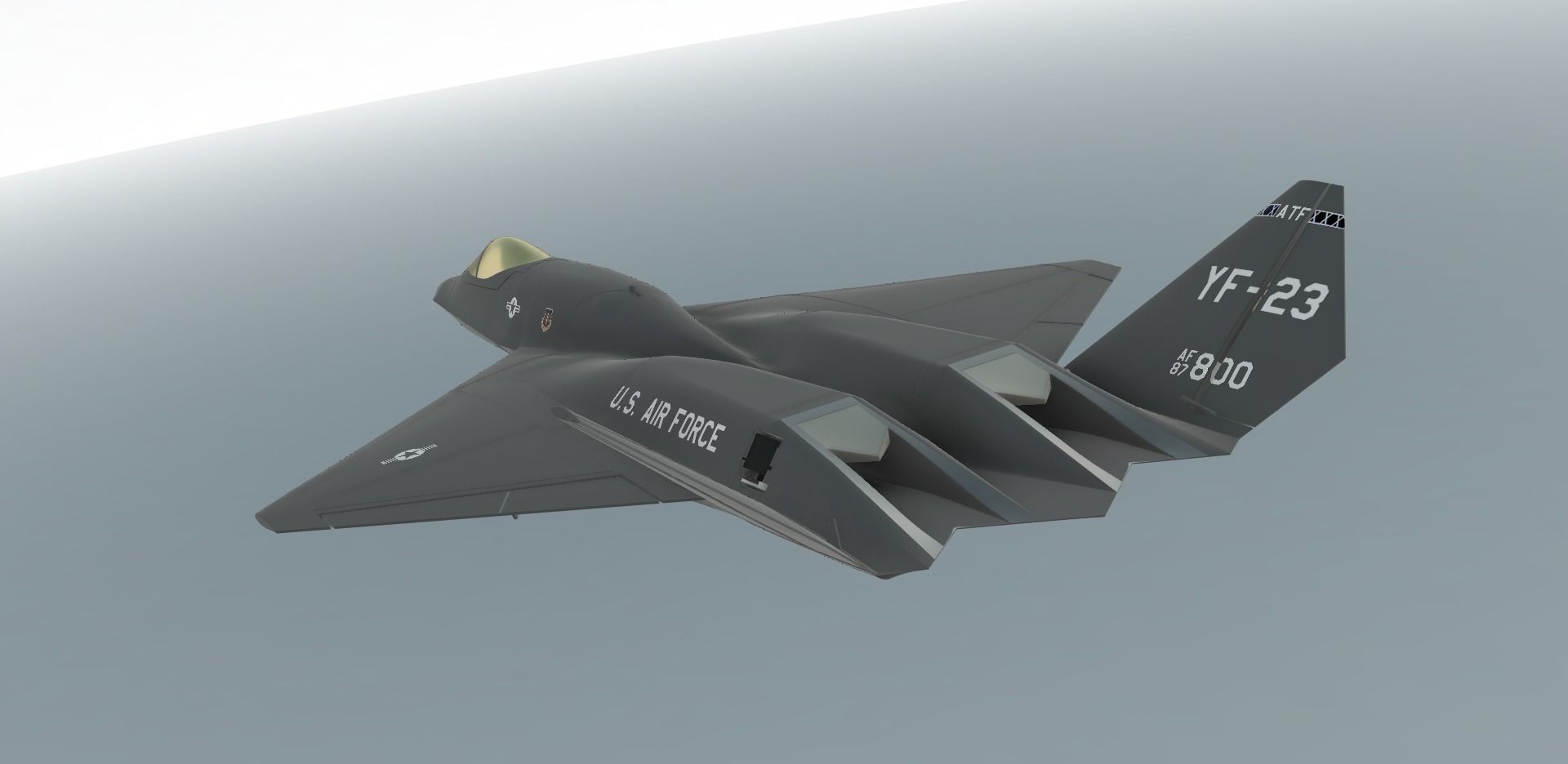 RC 3D Printed YF-23 Black Widow II 3D print model_7