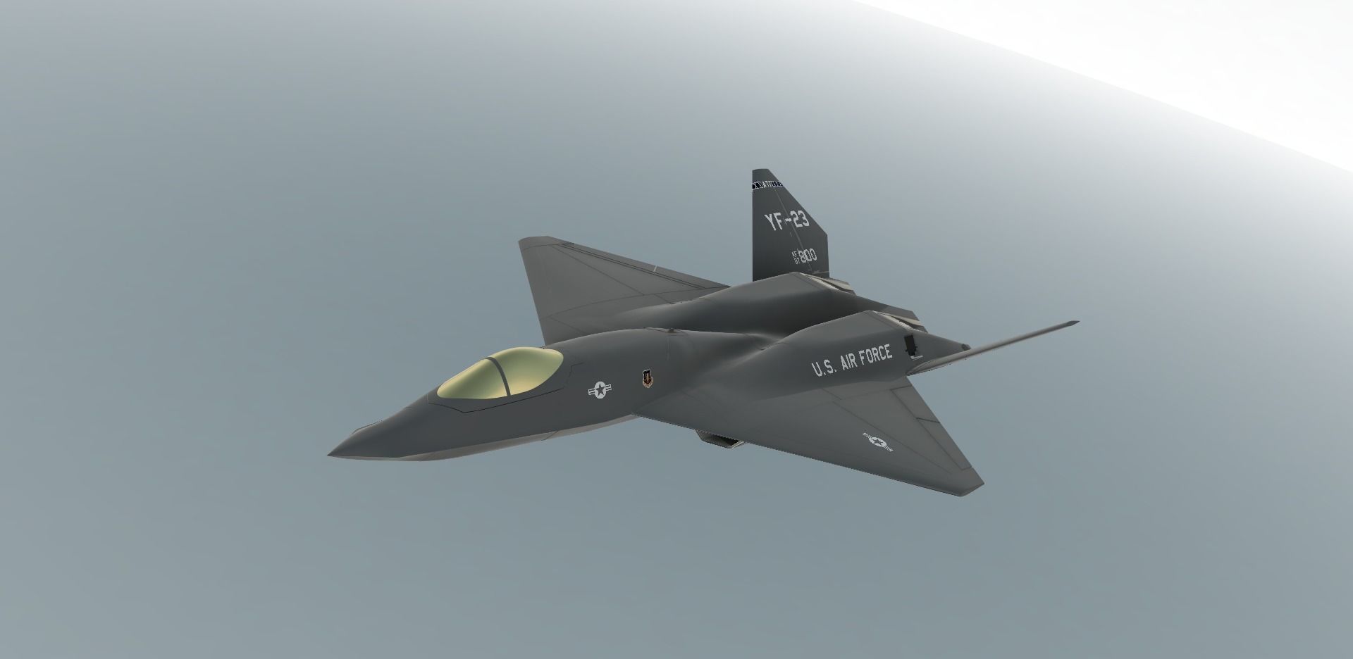 RC 3D Printed YF-23 Black Widow II 3D print model_6