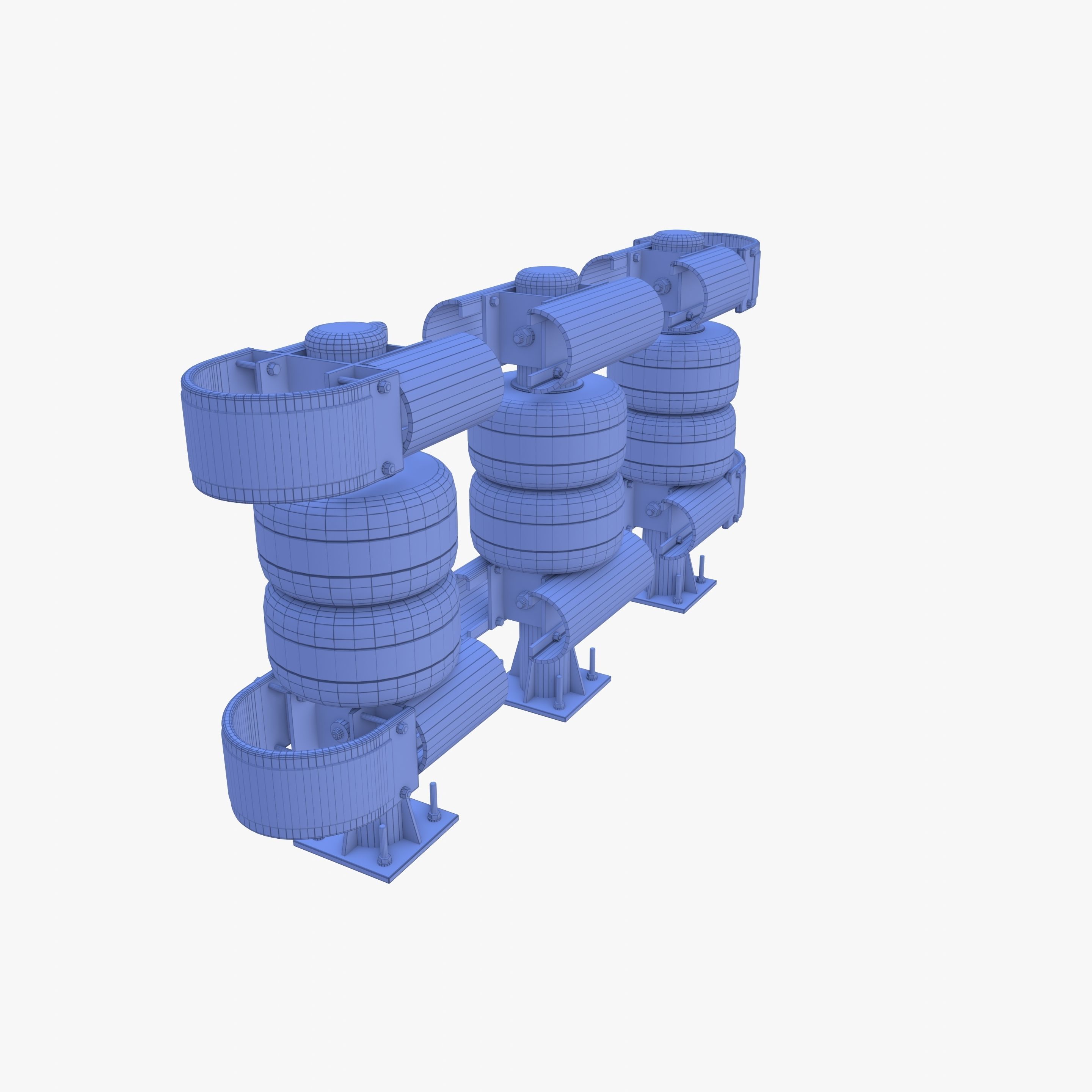 Tileable rolling barrier v1 weathered 3D model_14