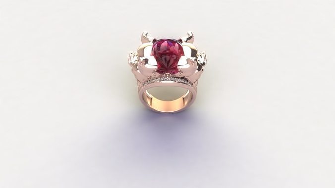 Pig Ring Free 3D print model