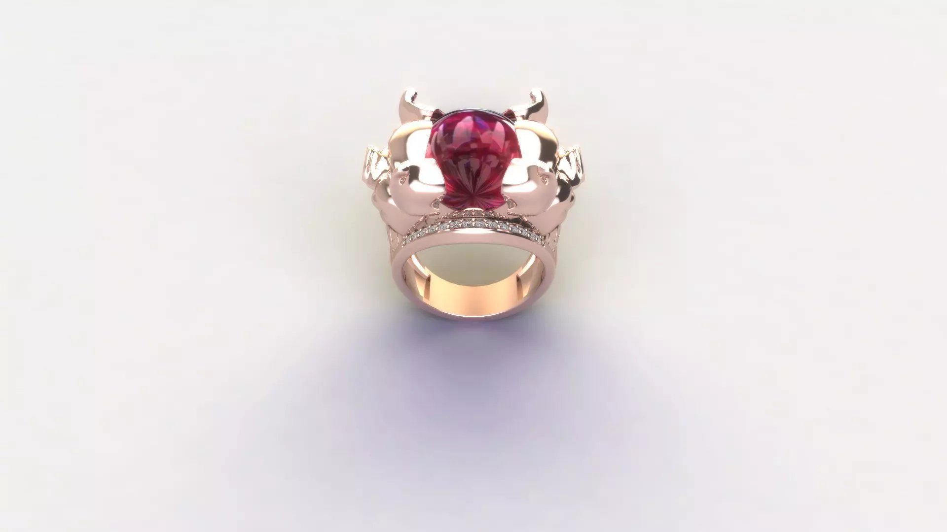 Pig Ring Free 3D print model