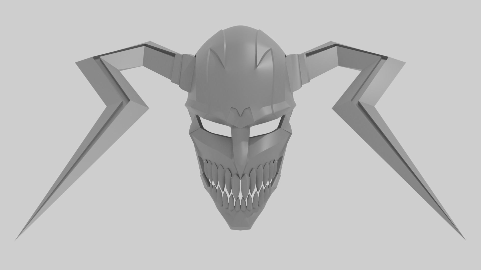 3 VERSION OF ICHIGO HOLLOW TRANSFORMATION MASK HELMET CASCO 3D print model_13