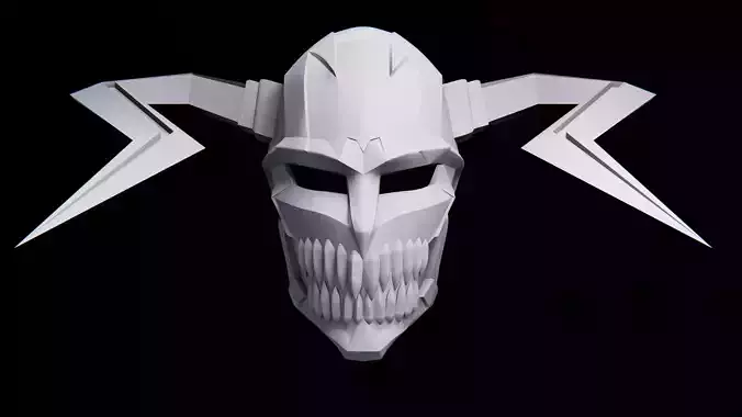 3 VERSION OF ICHIGO HOLLOW TRANSFORMATION MASK HELMET CASCO 3D print model