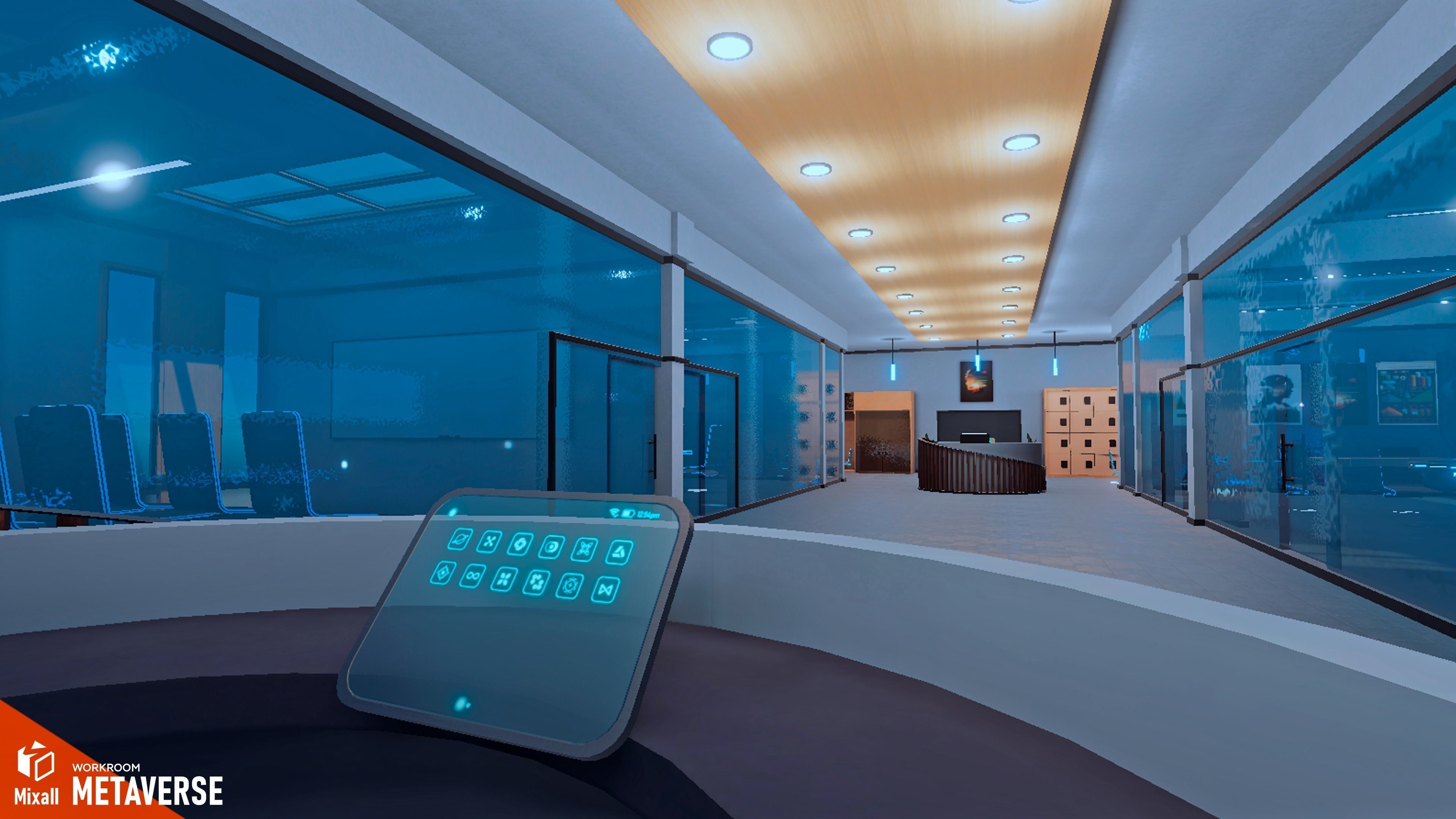 Metaverse - Workroom 3D model_21