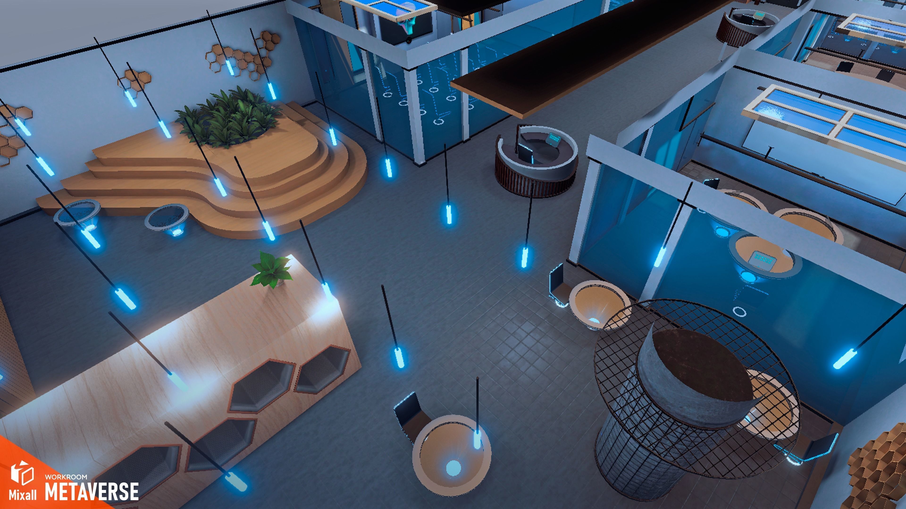 Metaverse - Workroom 3D model_16