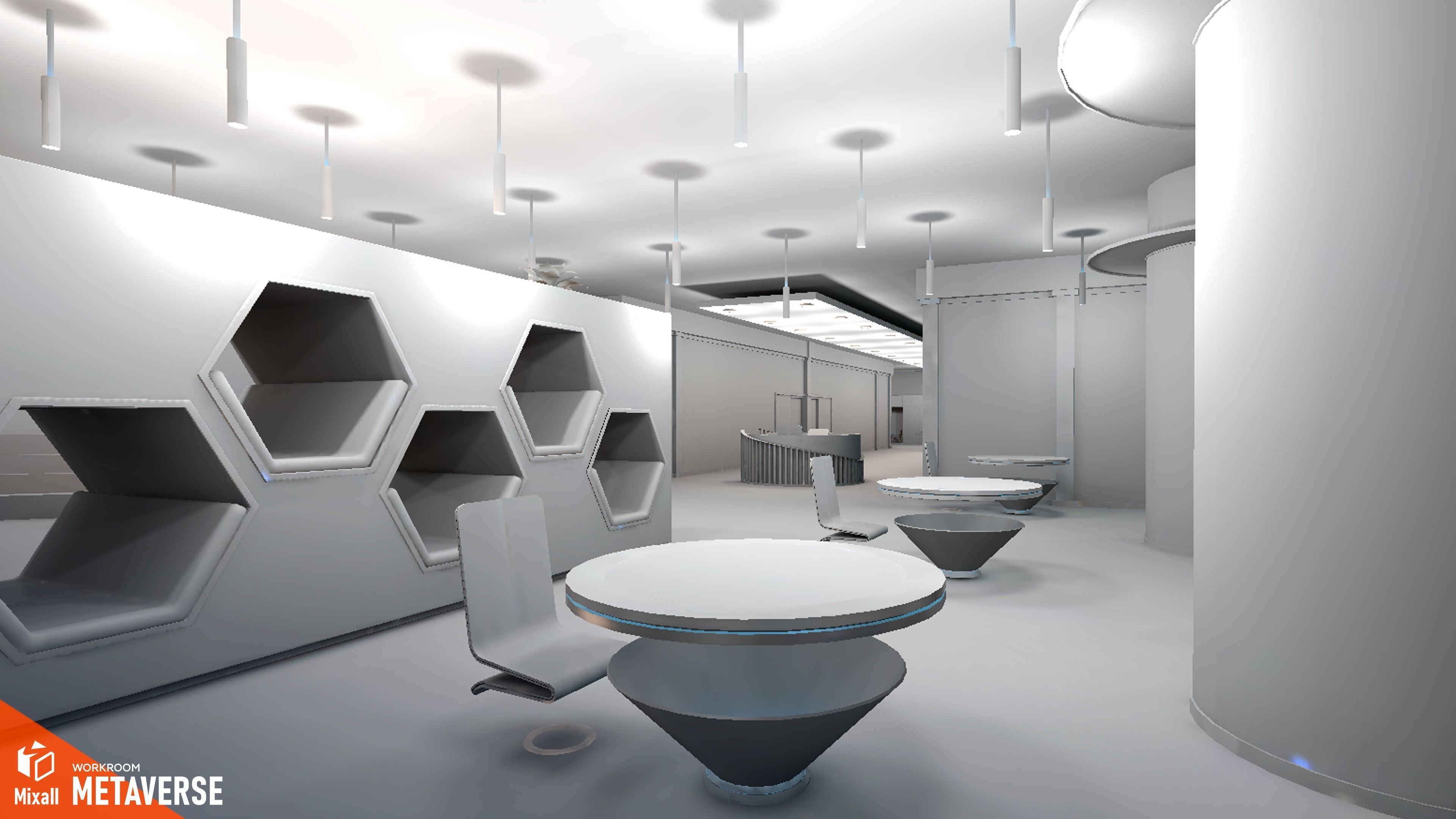Metaverse - Workroom 3D model_11