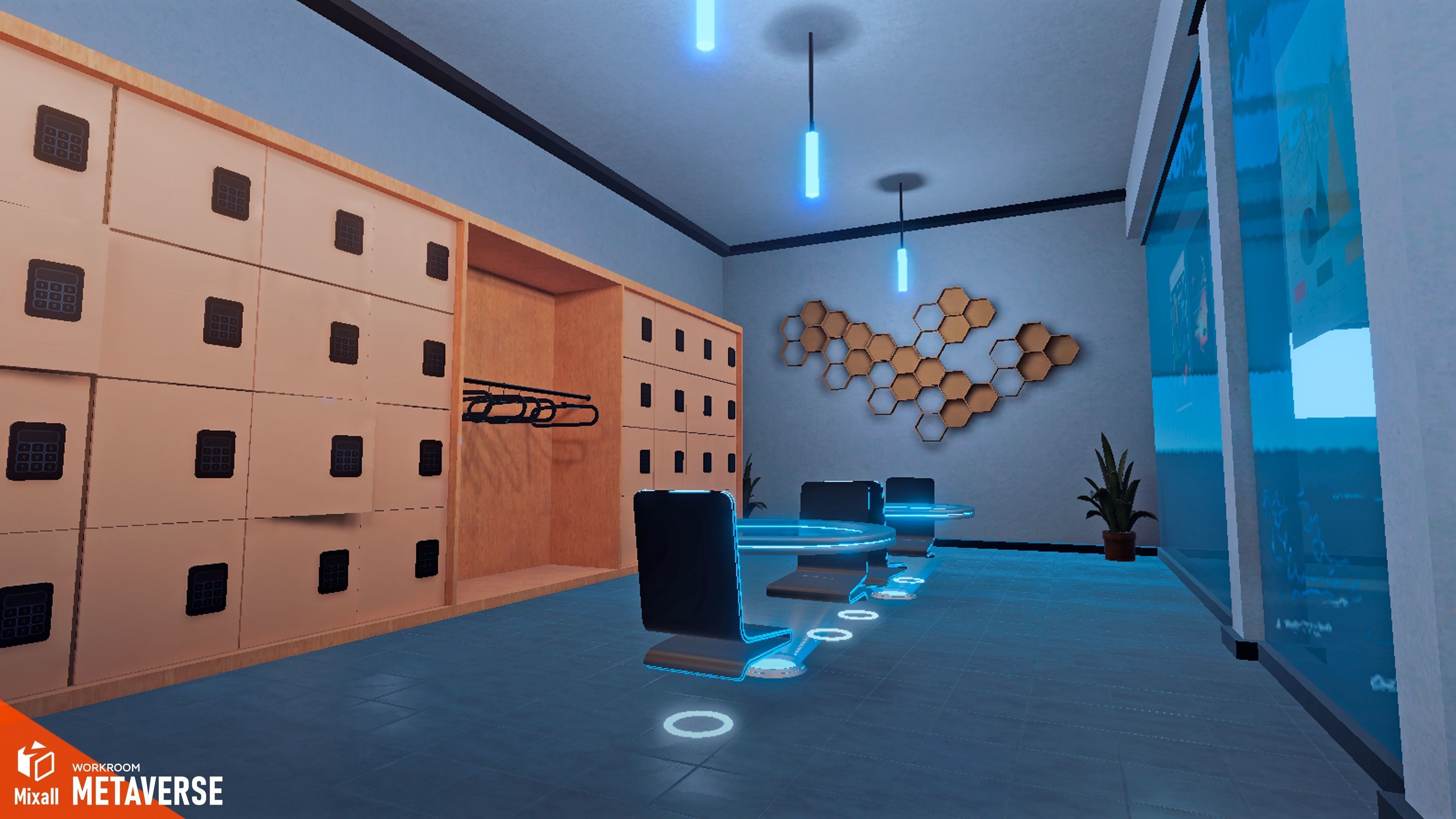 Metaverse - Workroom 3D model_19