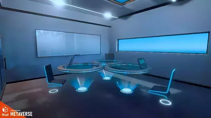 Metaverse - Workroom 3D model