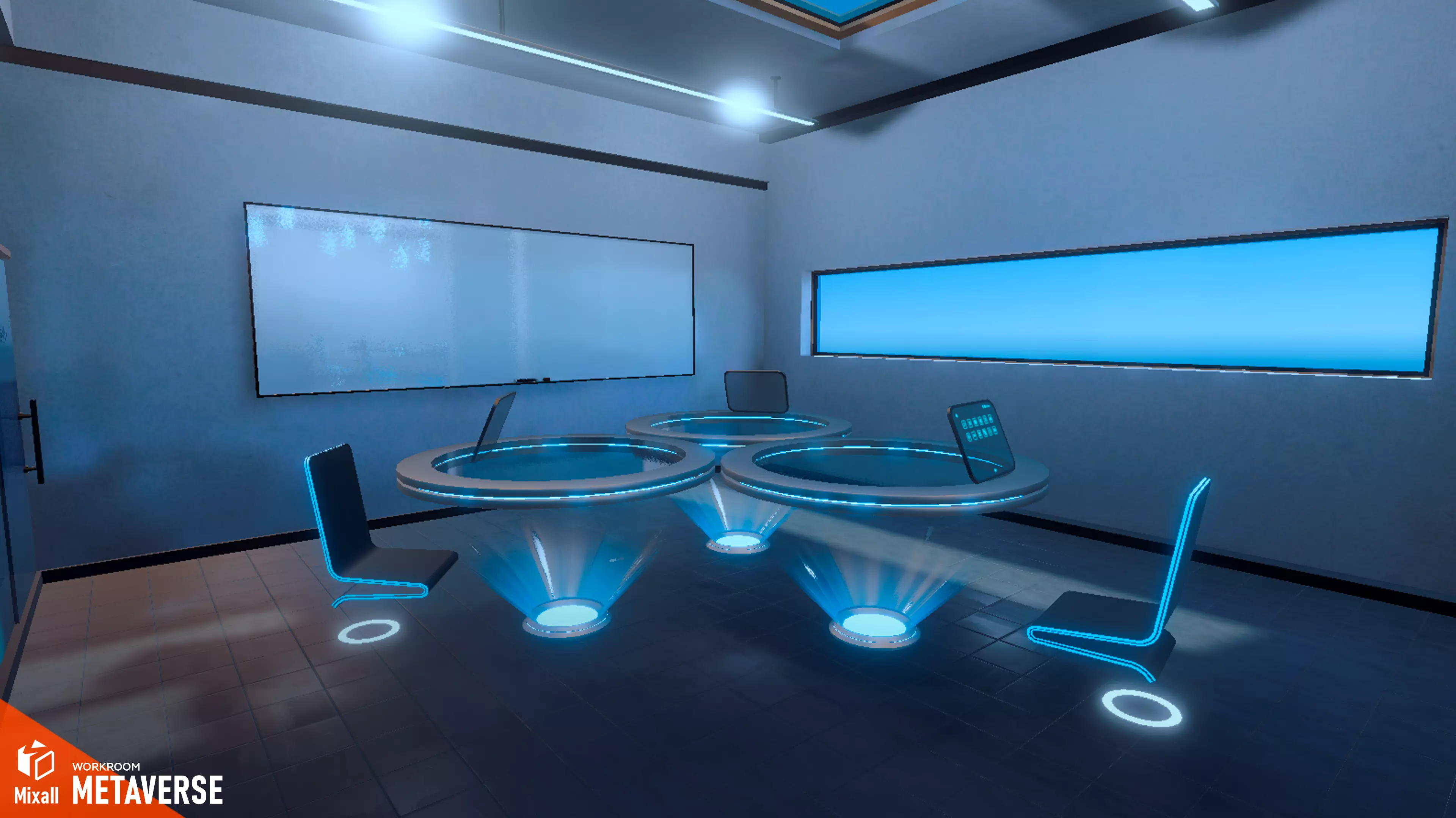 Metaverse - Workroom 3D model_0