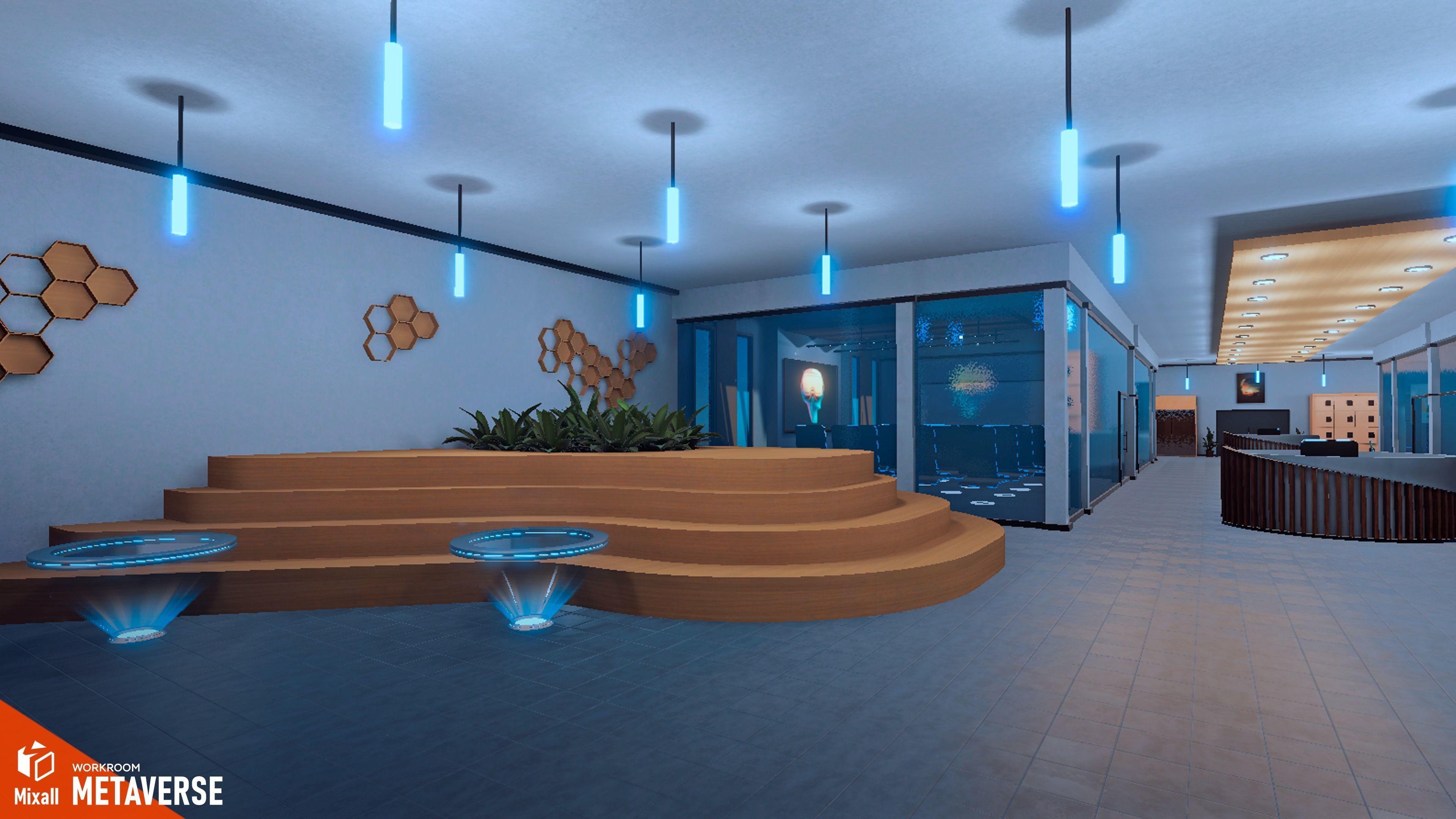 Metaverse - Workroom 3D model_25