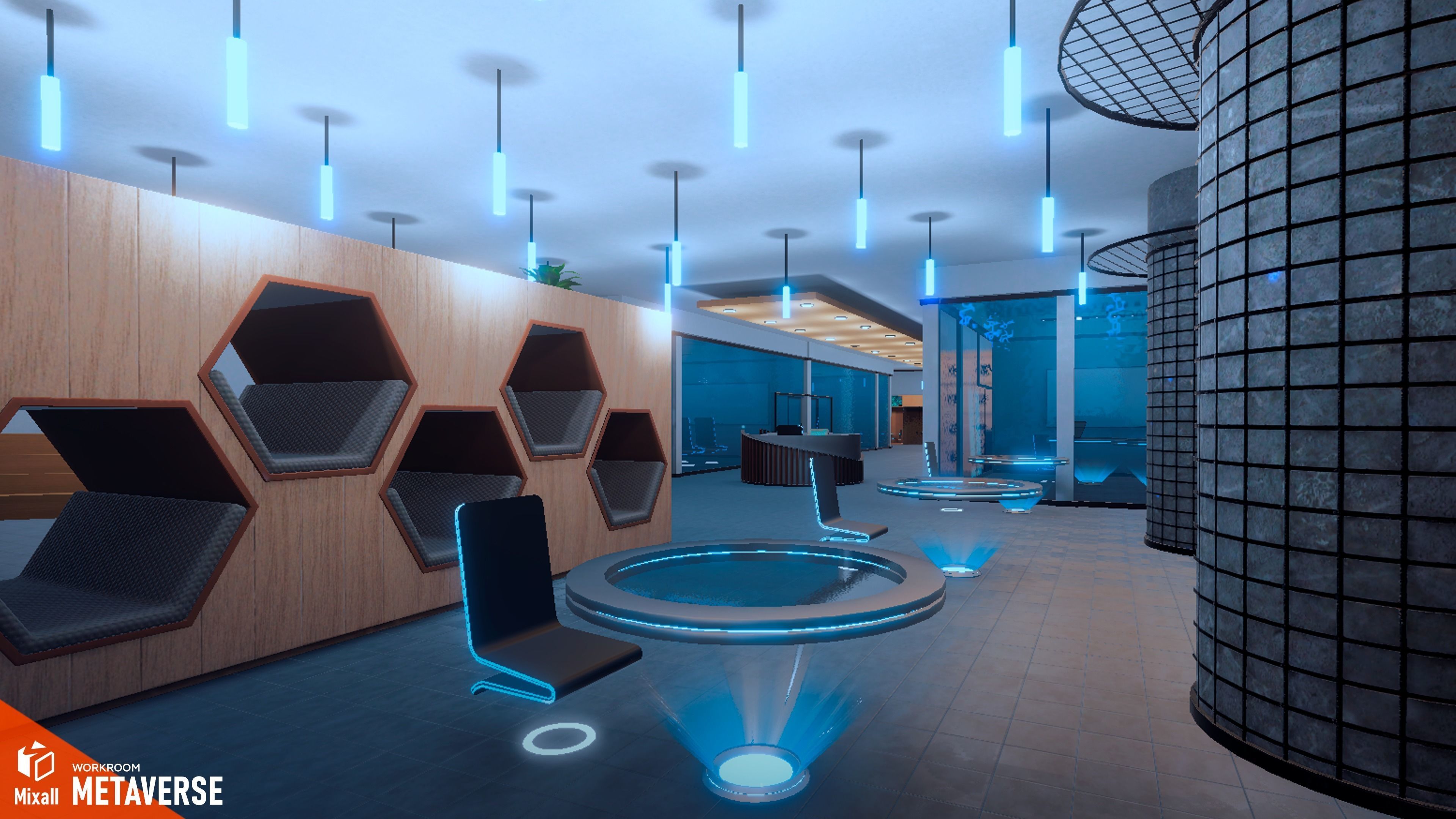 Metaverse - Workroom 3D model_14