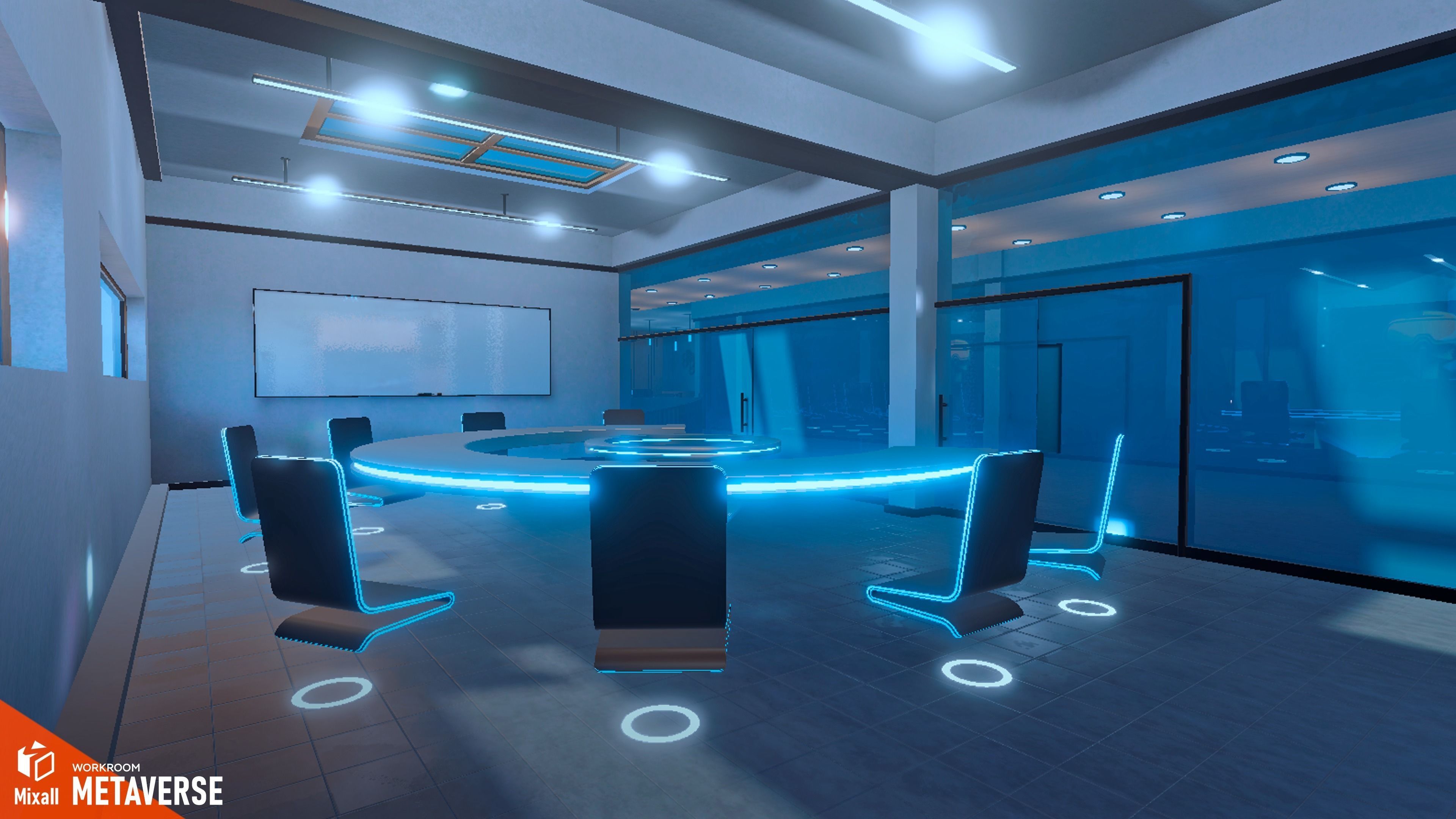 Metaverse - Workroom 3D model_6