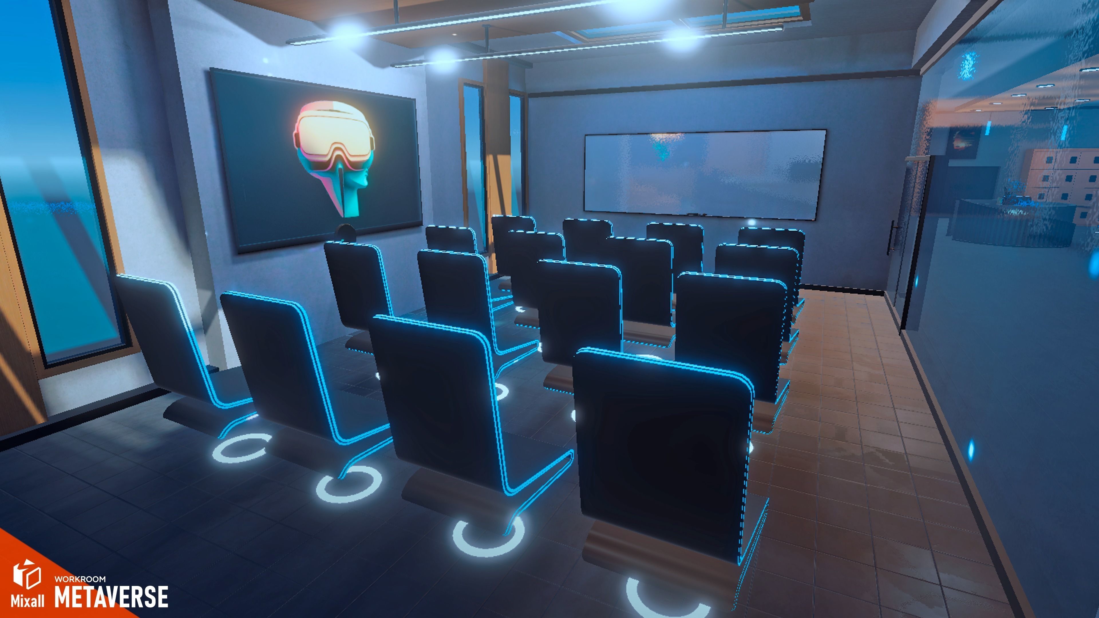Metaverse - Workroom 3D model_22