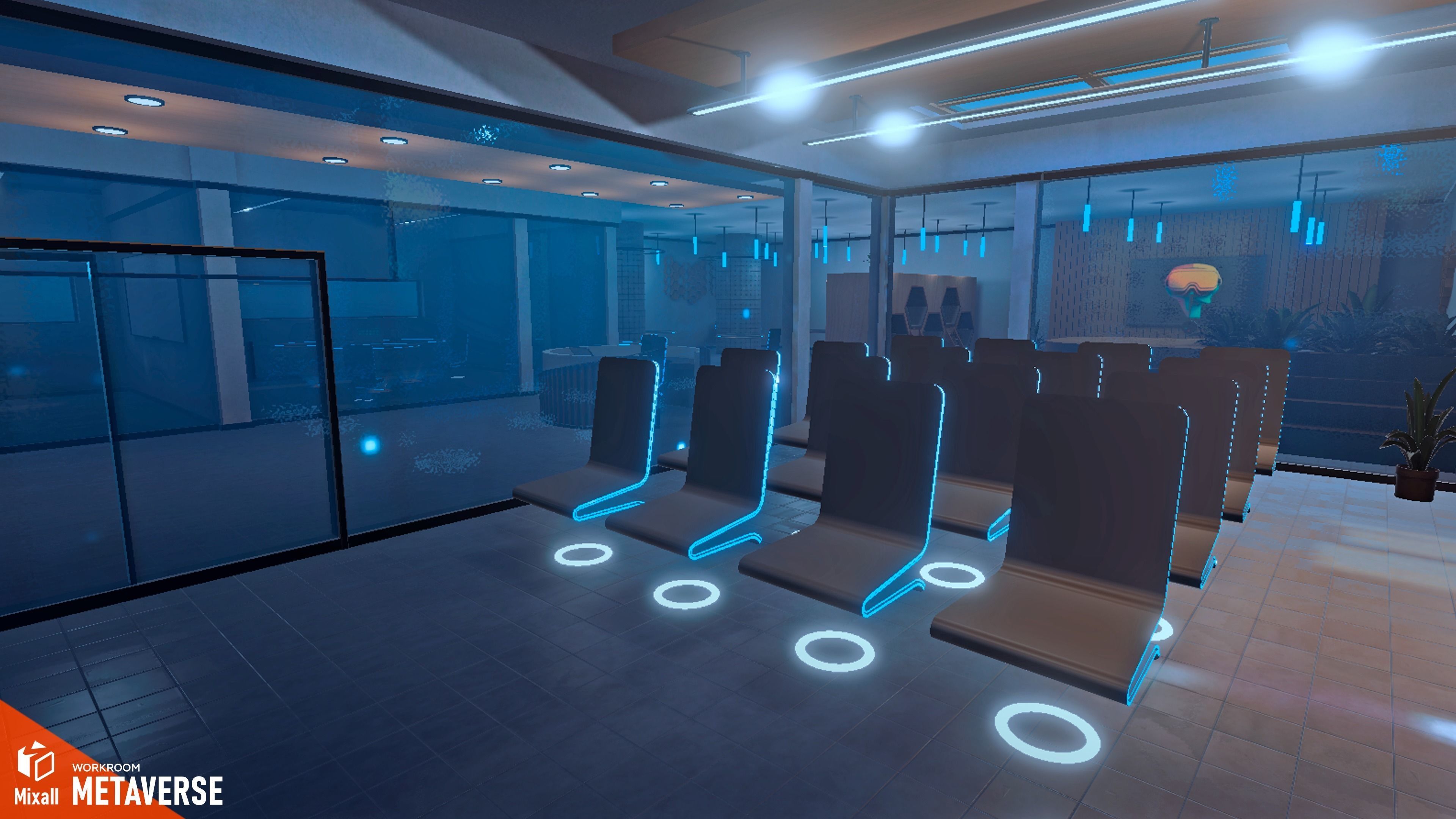 Metaverse - Workroom 3D model_12