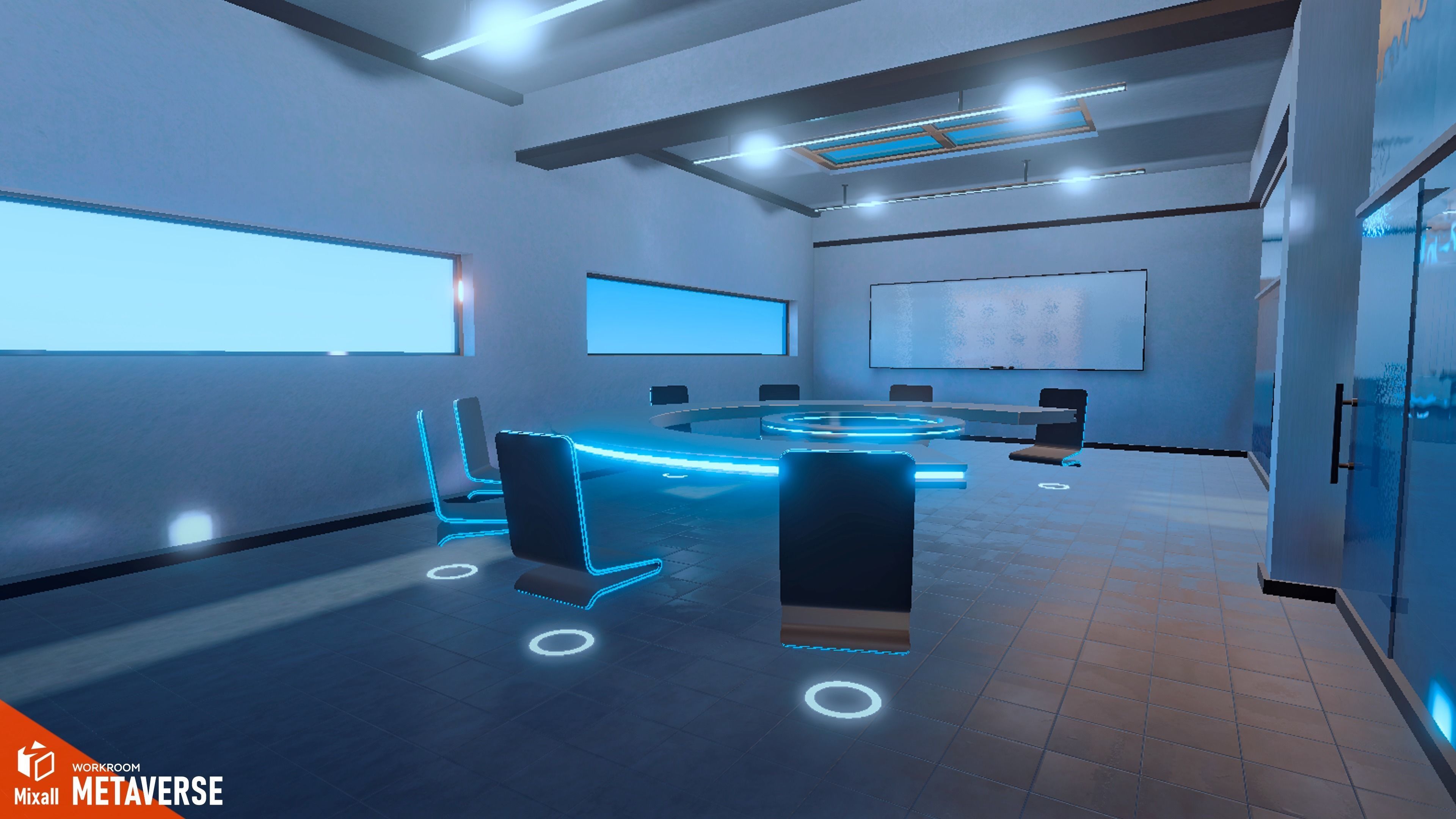 Metaverse - Workroom 3D model_7