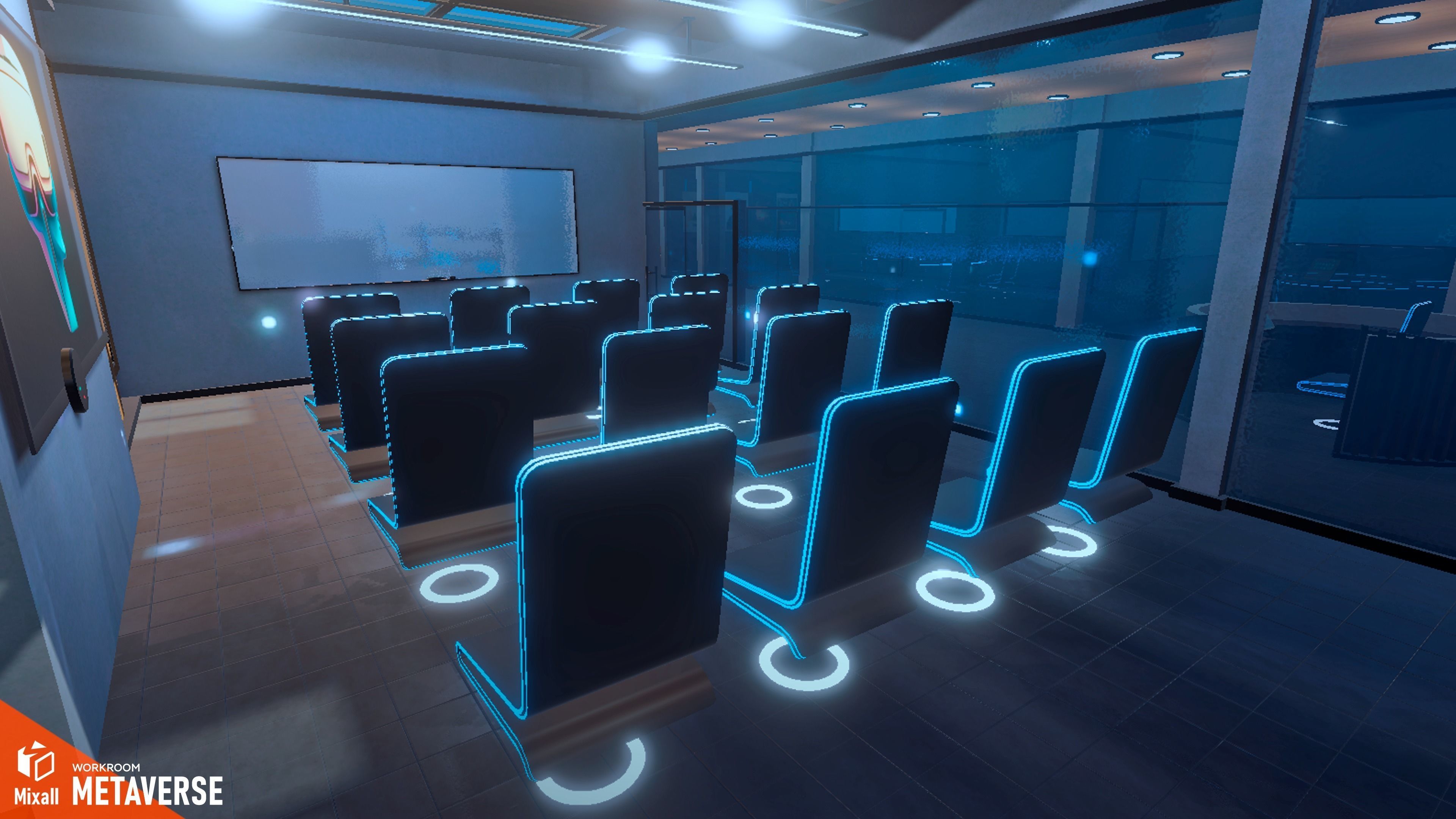 Metaverse - Workroom 3D model_23
