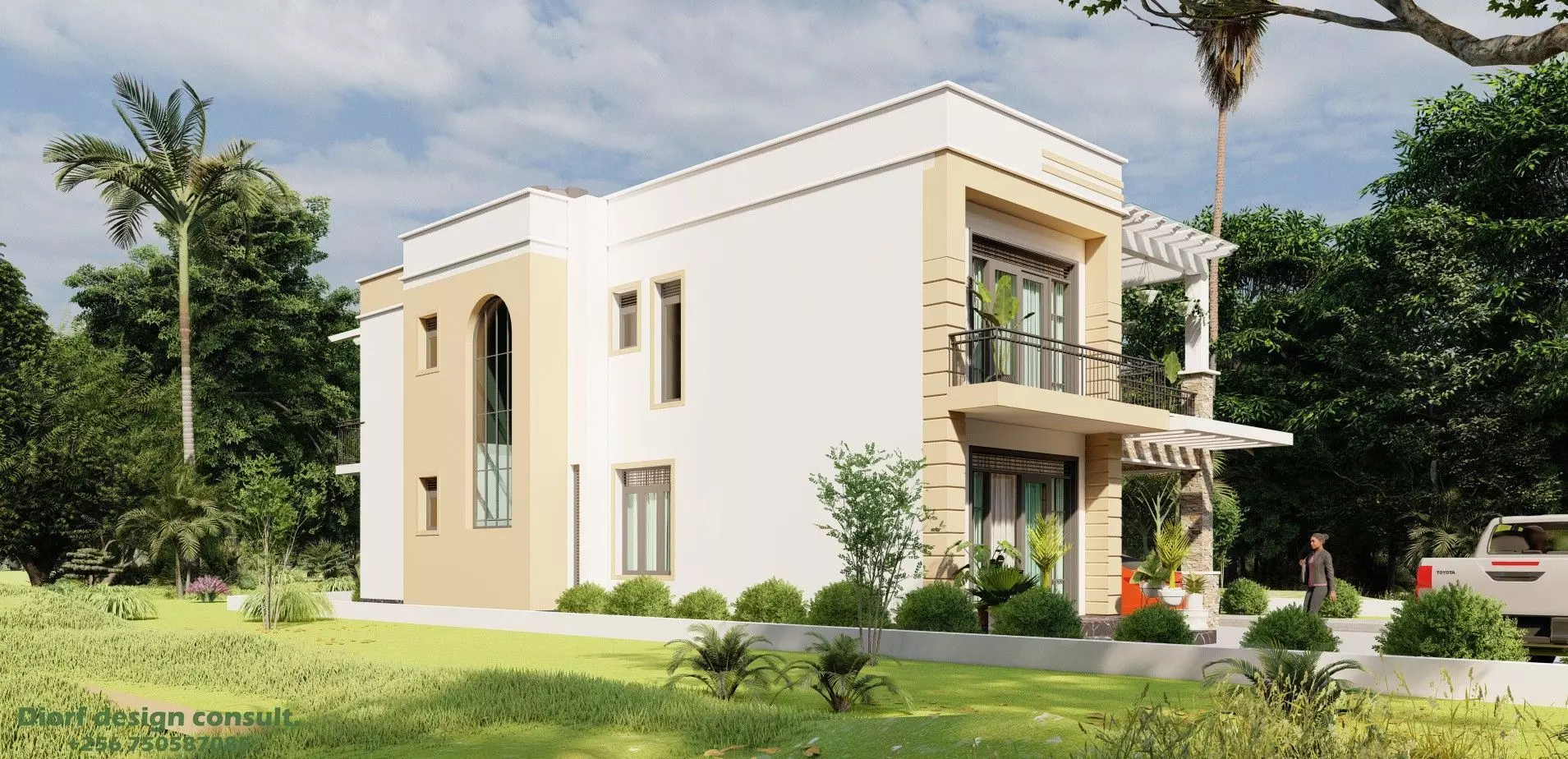 Contemporary 5-Bedroom house 3D model