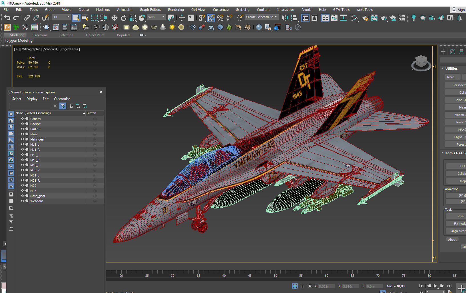 F-18 Hornet 3D model_22