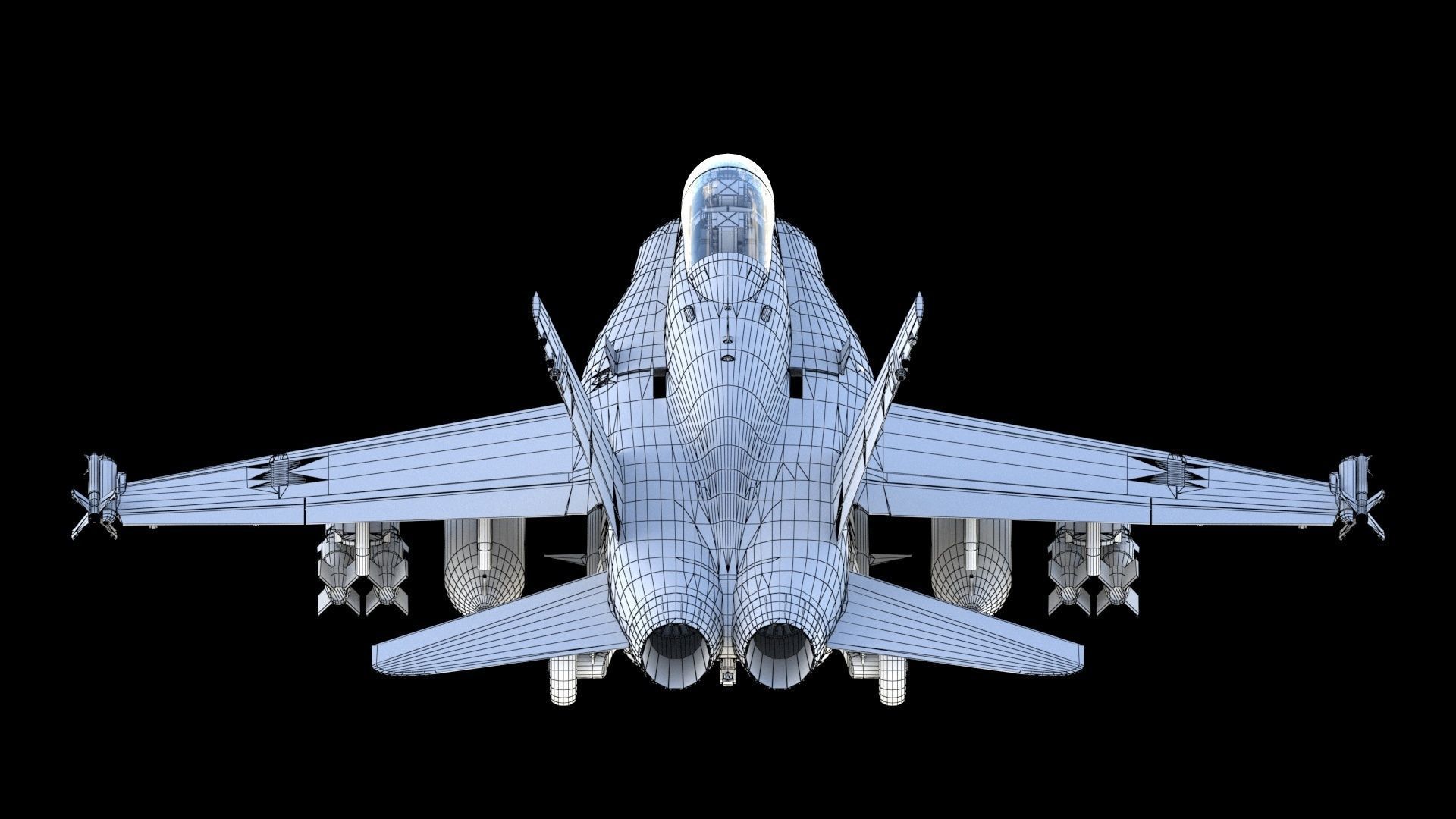 F-18 Hornet 3D model_25