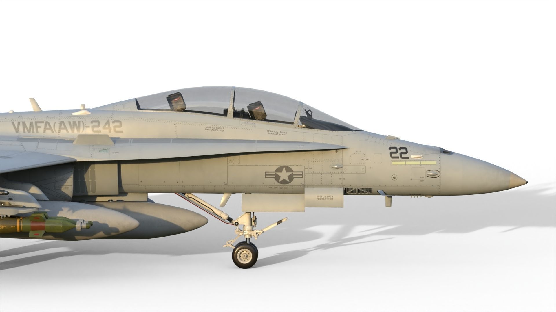 F-18 Hornet 3D model_19
