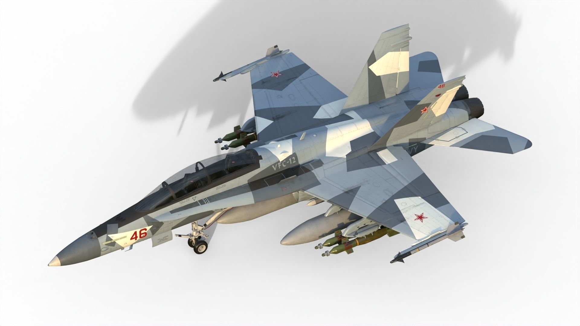 F-18 Hornet 3D model_18