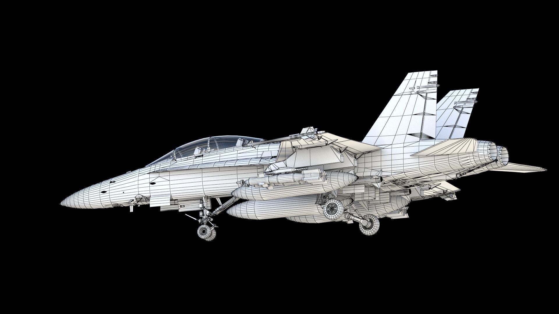 F-18 Hornet 3D model_24