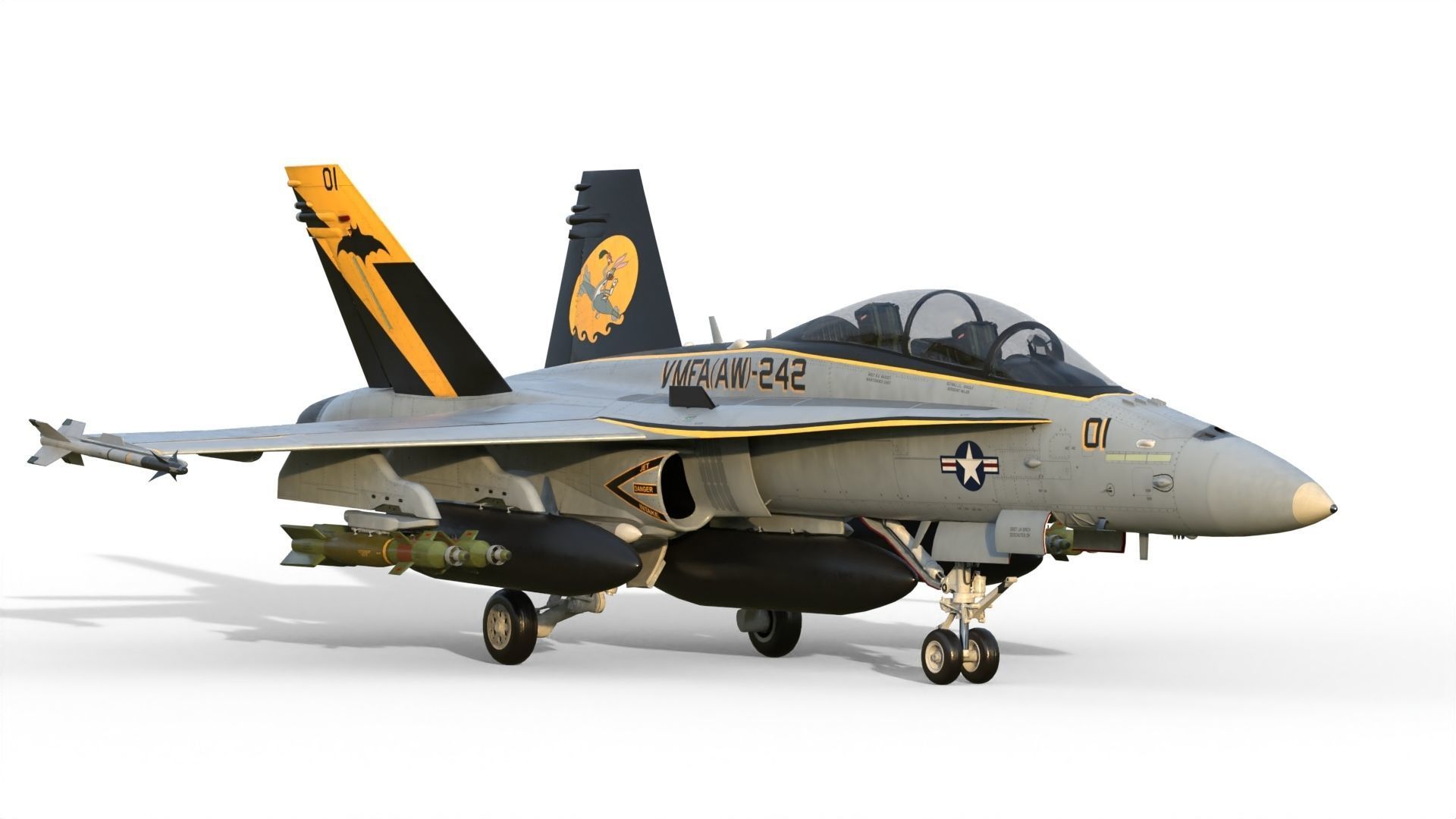 F-18 Hornet 3D model_1