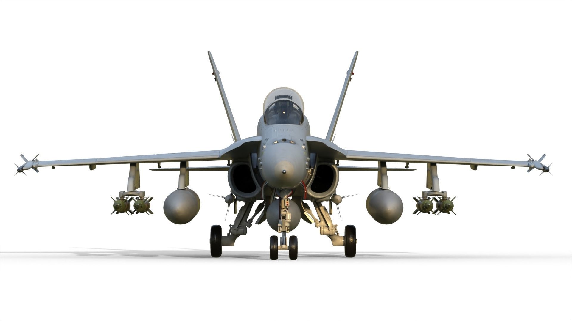 F-18 Hornet 3D model_11