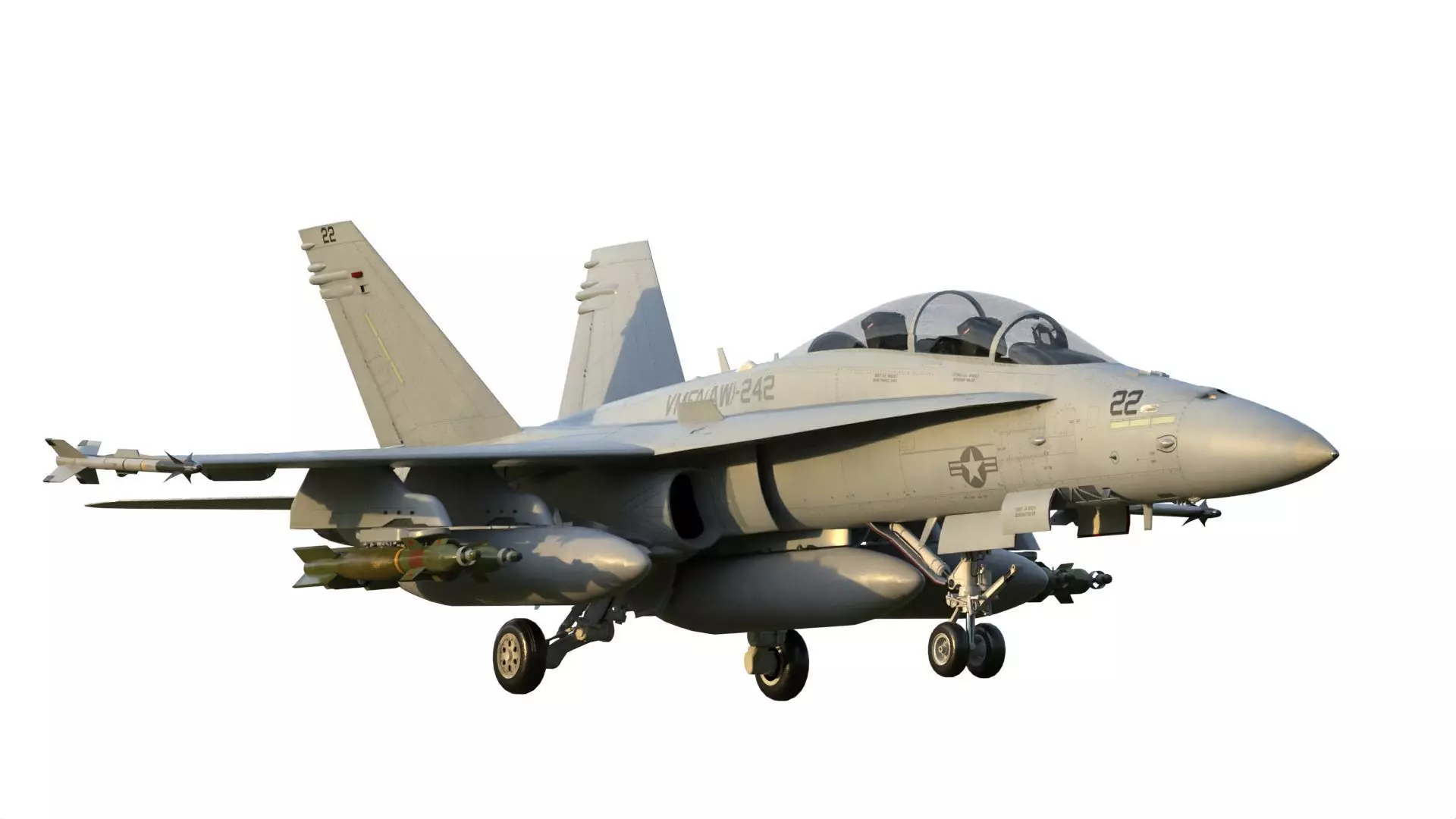 F-18 Hornet 3D model_0