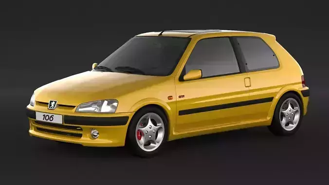 Peugeot 106 GTI 3D model