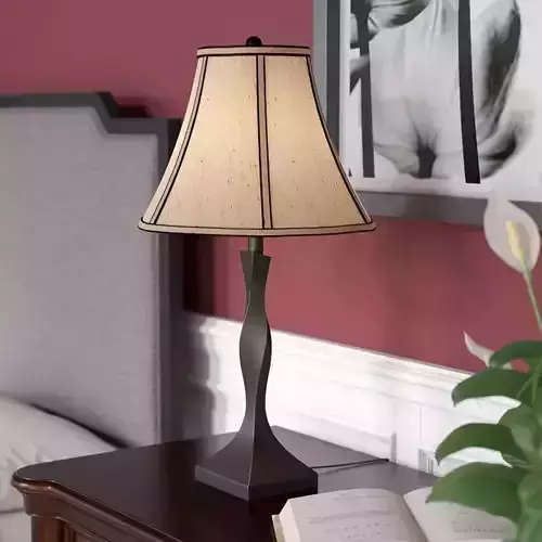 Bellflower Resin Table Lamp