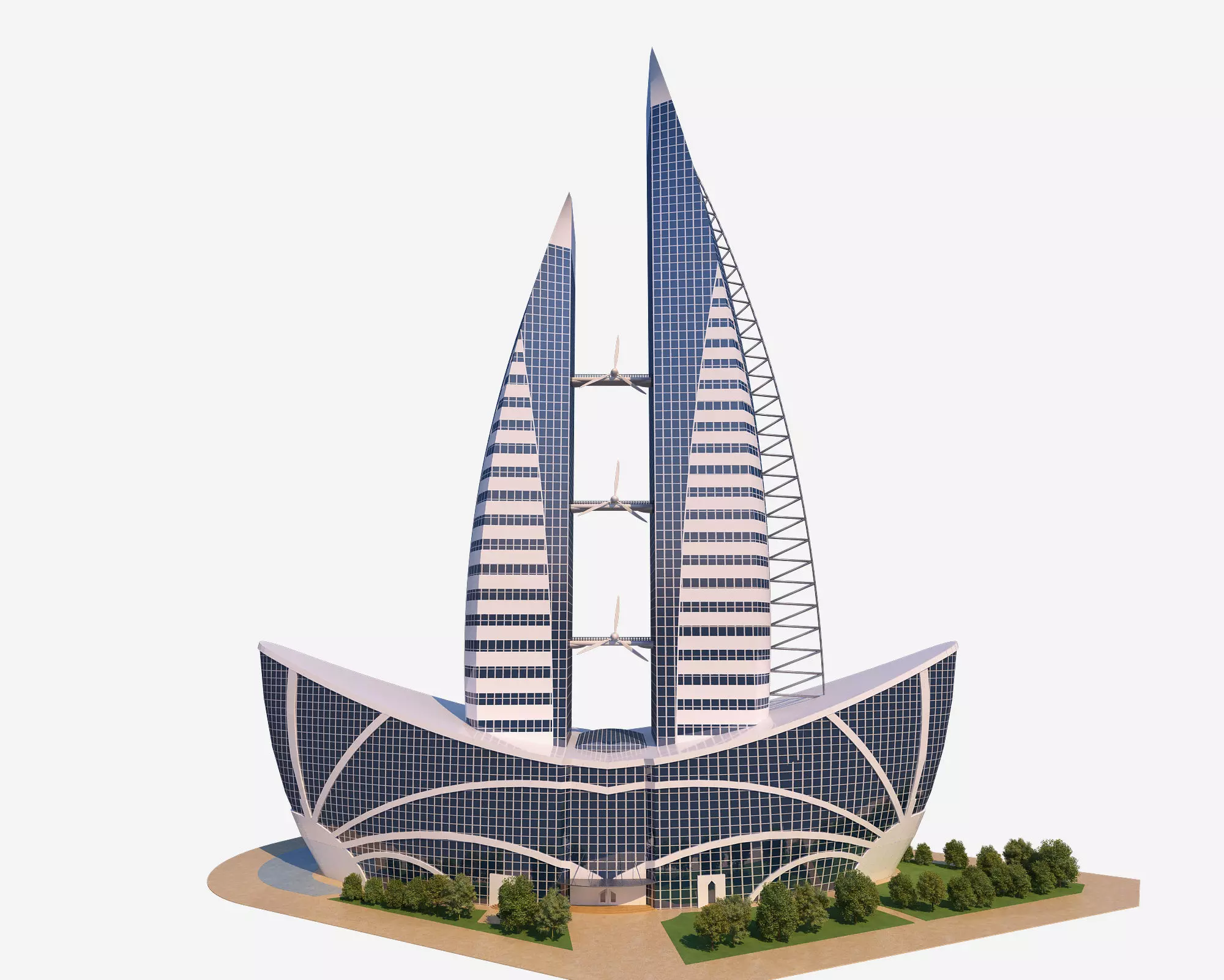 0123 - Boat Skyscraper - 2Ds Drawing - 3Ds Files 3D model_0