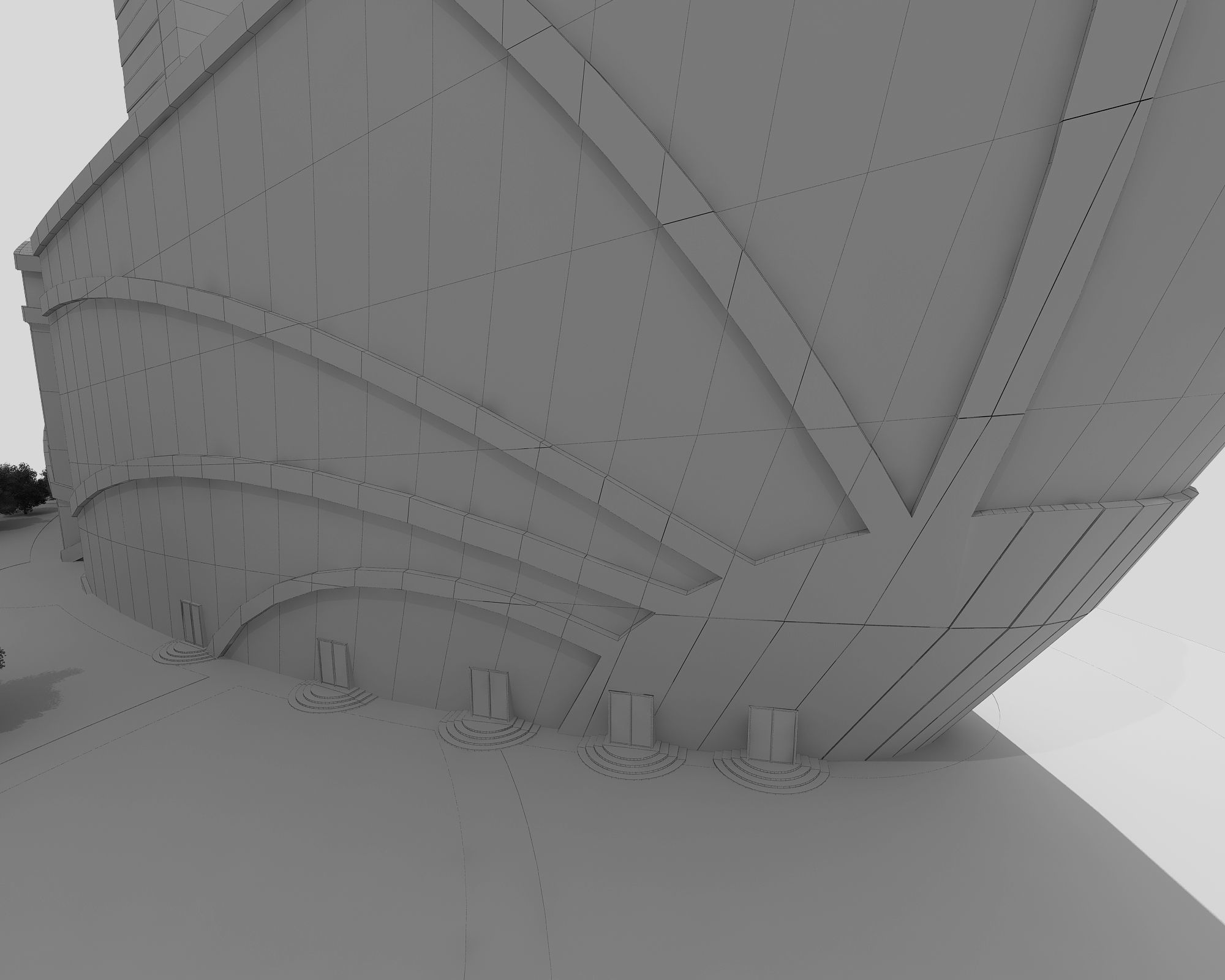 0123 - Boat Skyscraper - 2Ds Drawing - 3Ds Files 3D model_20