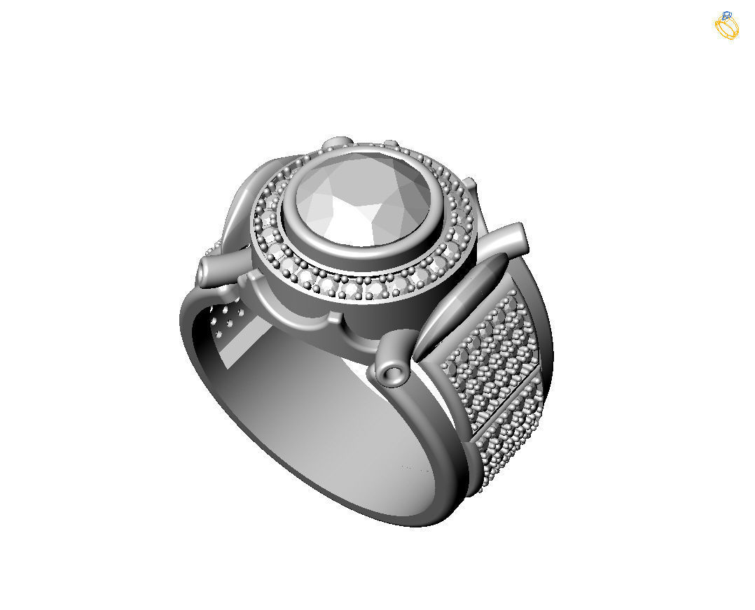 ring 3dm rihno file 3D print model_2