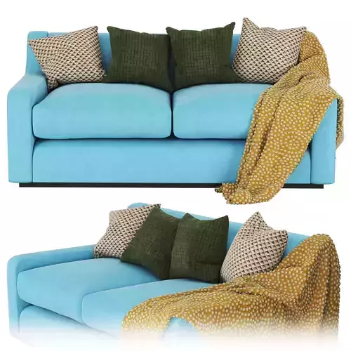 Sofa Jane Rose Uniacke 3D model